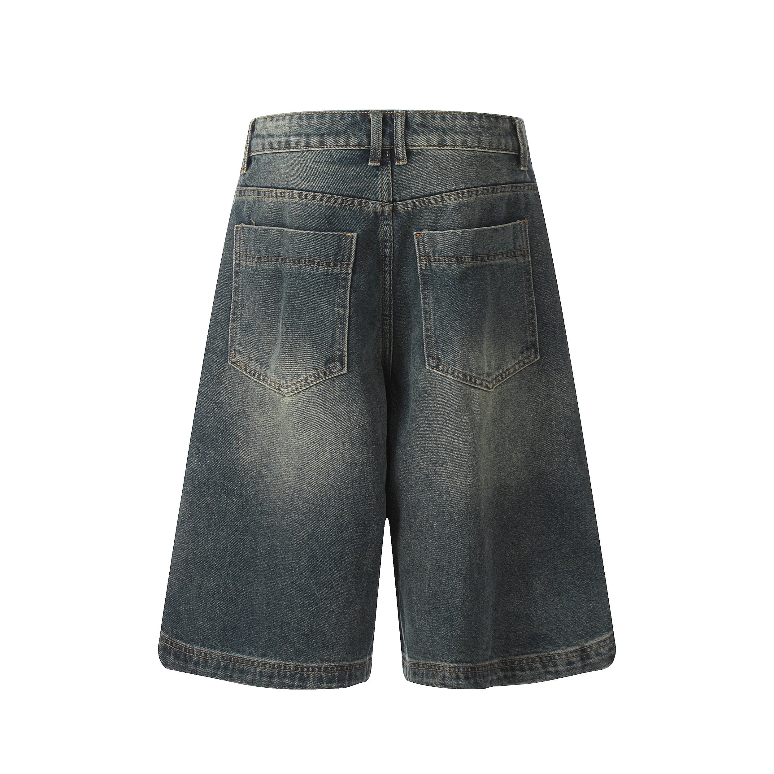 Omirad Vintage Wide-Leg Denim Shorts