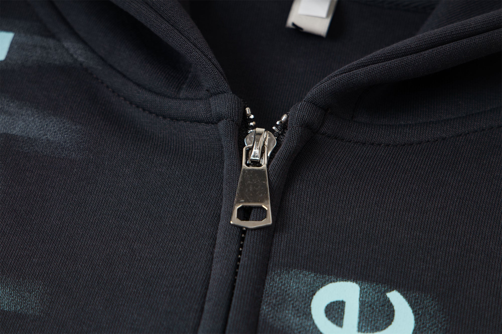 Omirad Gradient Letter Zip Hoodie