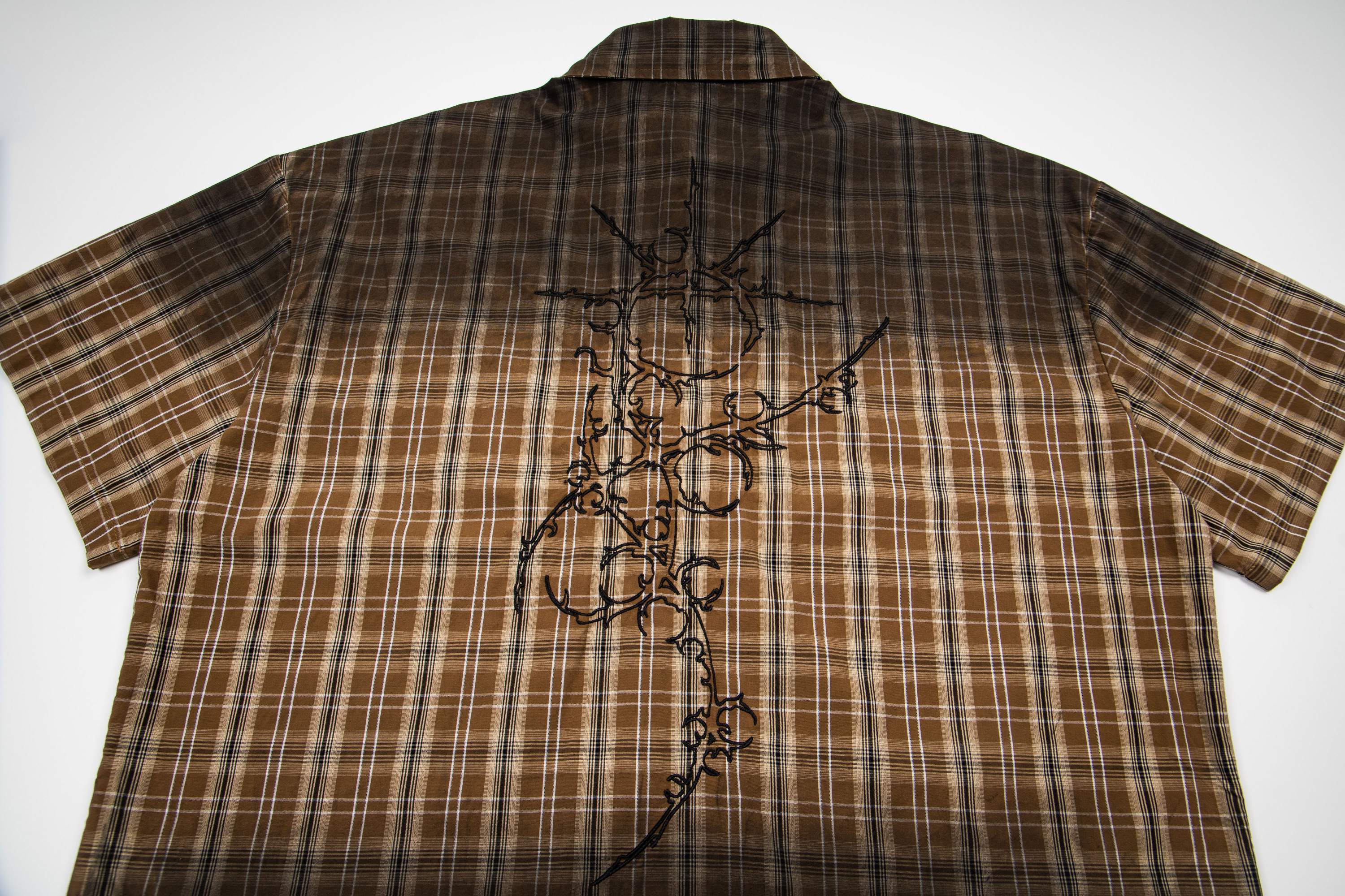 Omirad Vintage Plaid Graphic Shirt