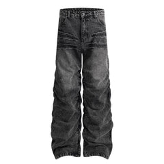 Omirad “Stacked Vintage Denim Jeans”