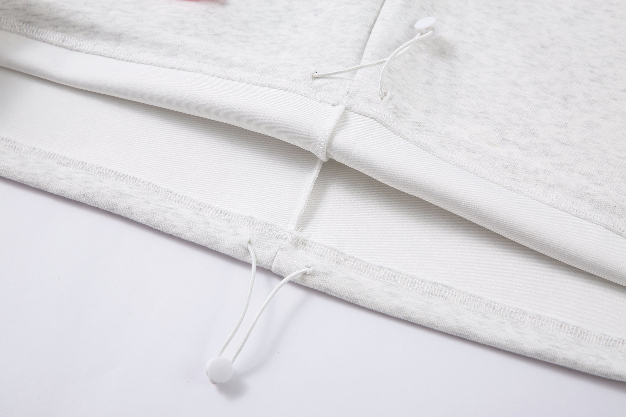 Omirad Color-Block Scarf Hooded Zip Jacket