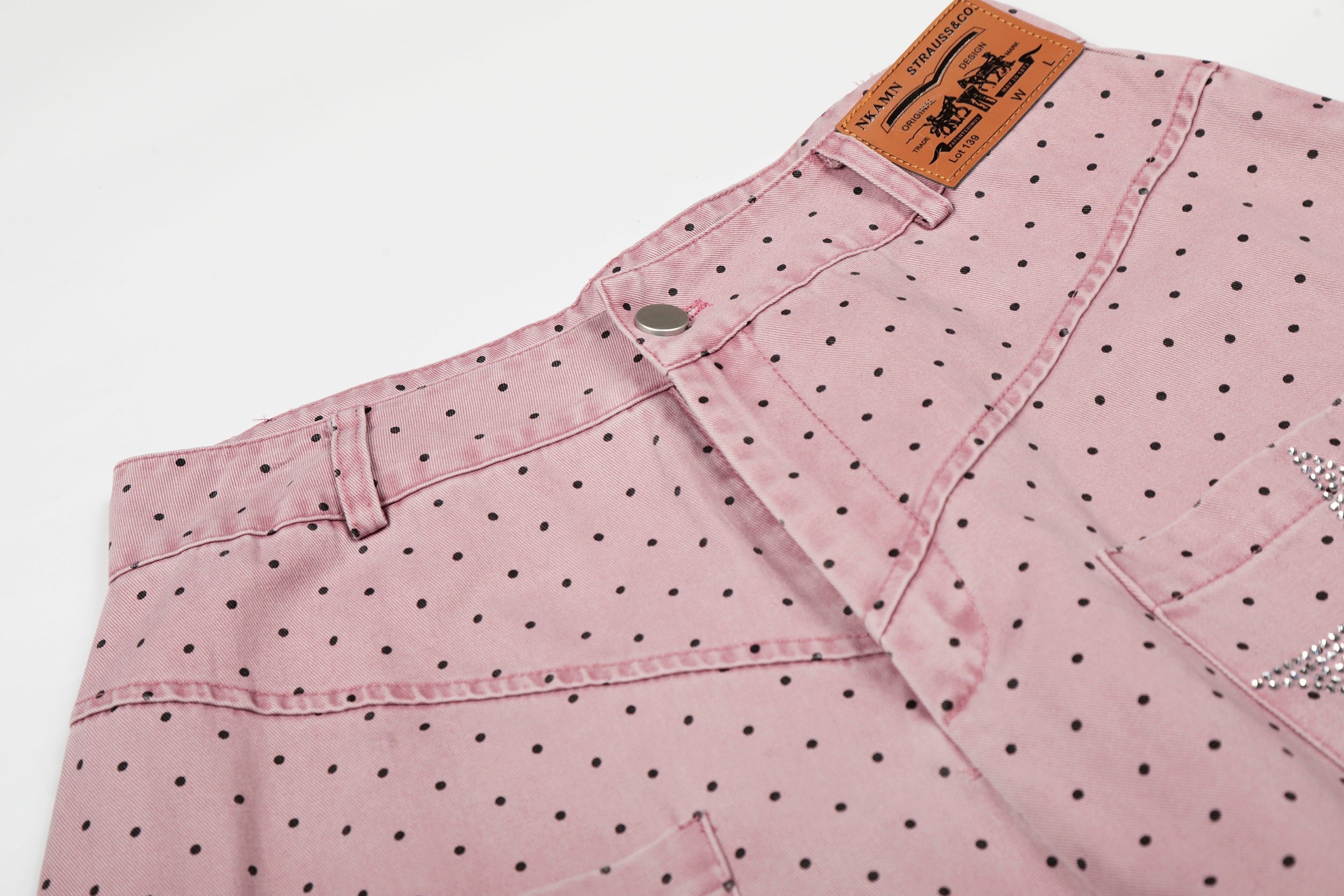 Omirad “Polka Star Wide-Leg Pants”