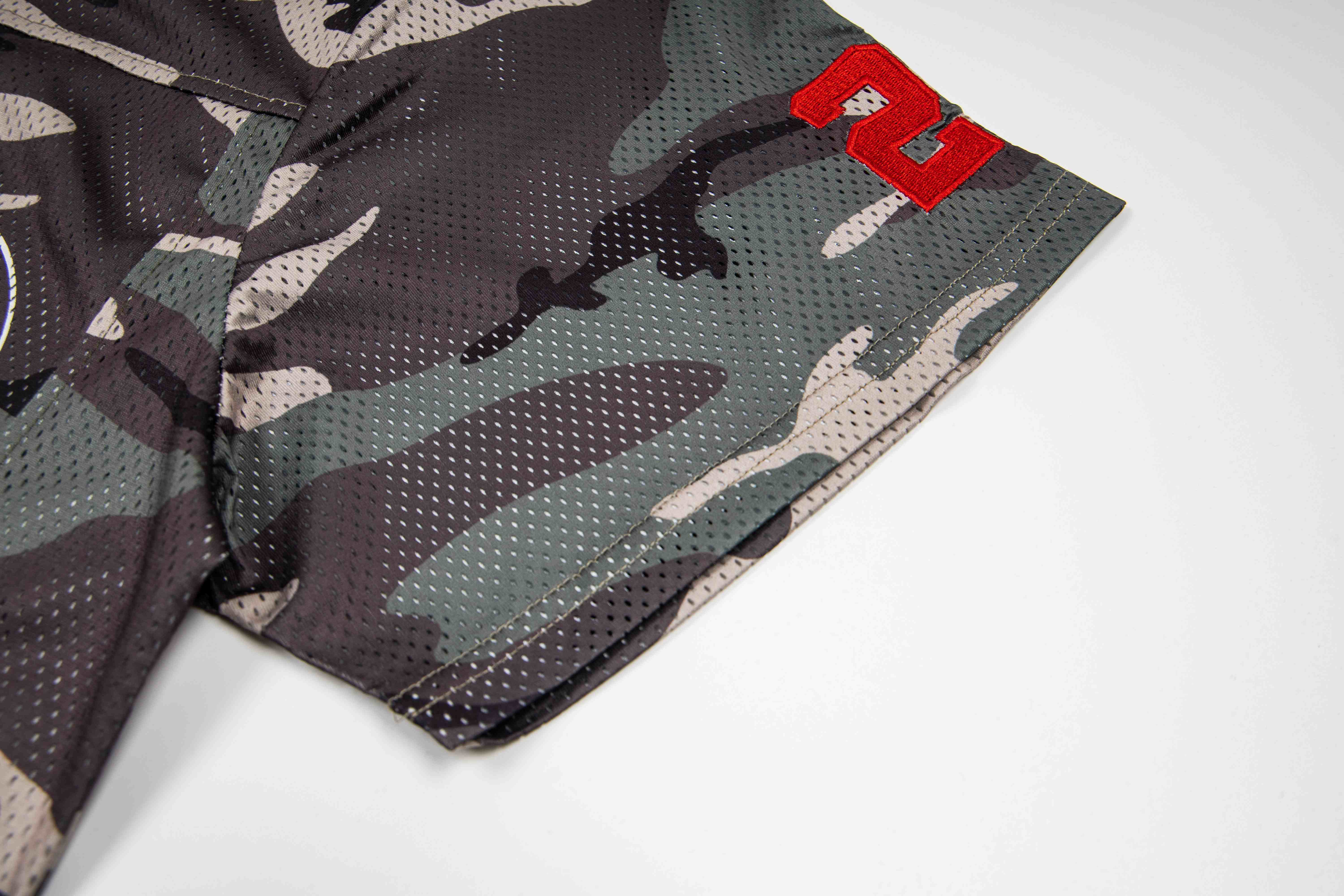 Omirad Camo Mesh Football Tee