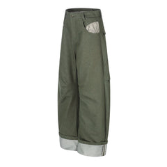 Omirad “Vintage Utility Fold-Hem Pants”