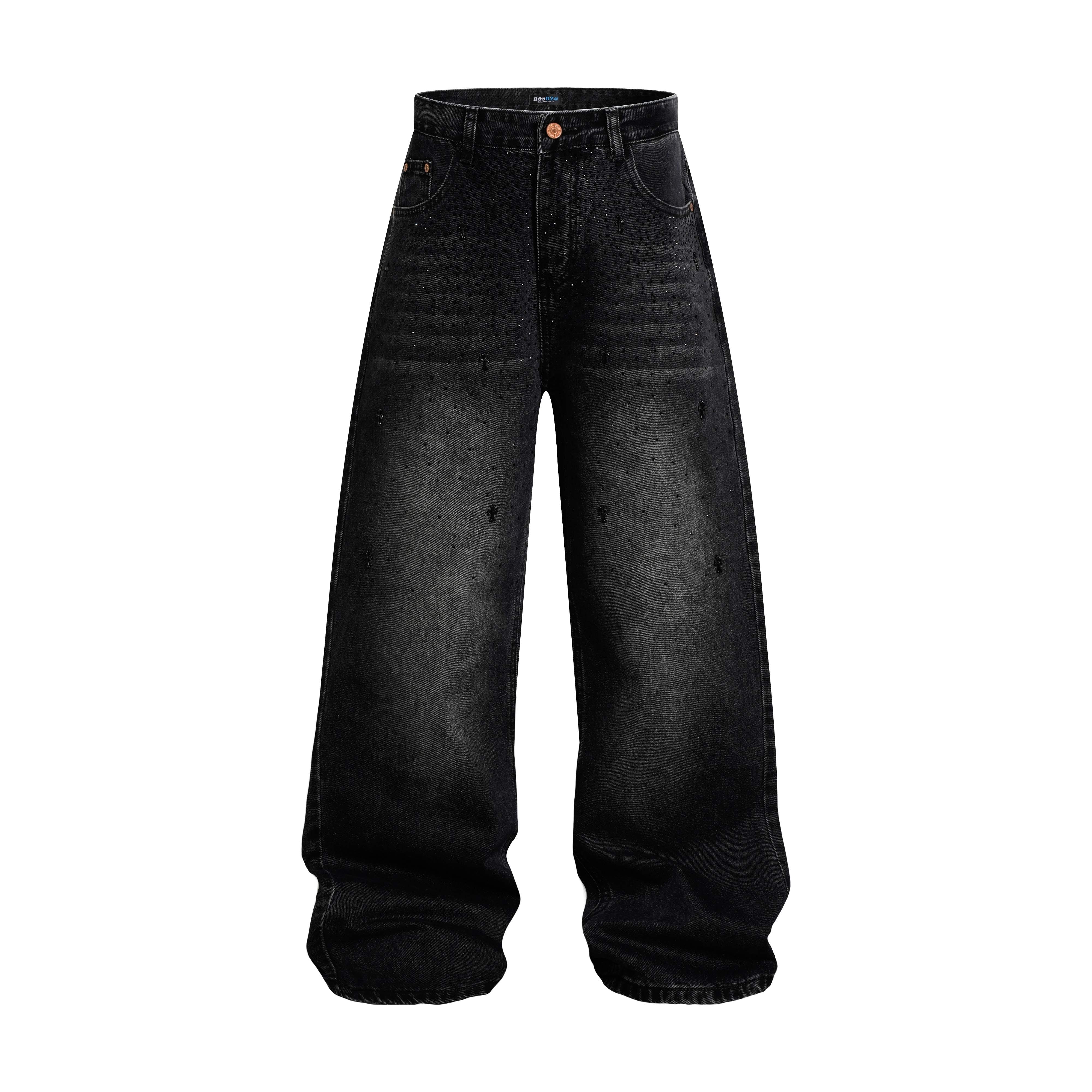 Omirad “Stardust Washed Wide-Leg Jeans”