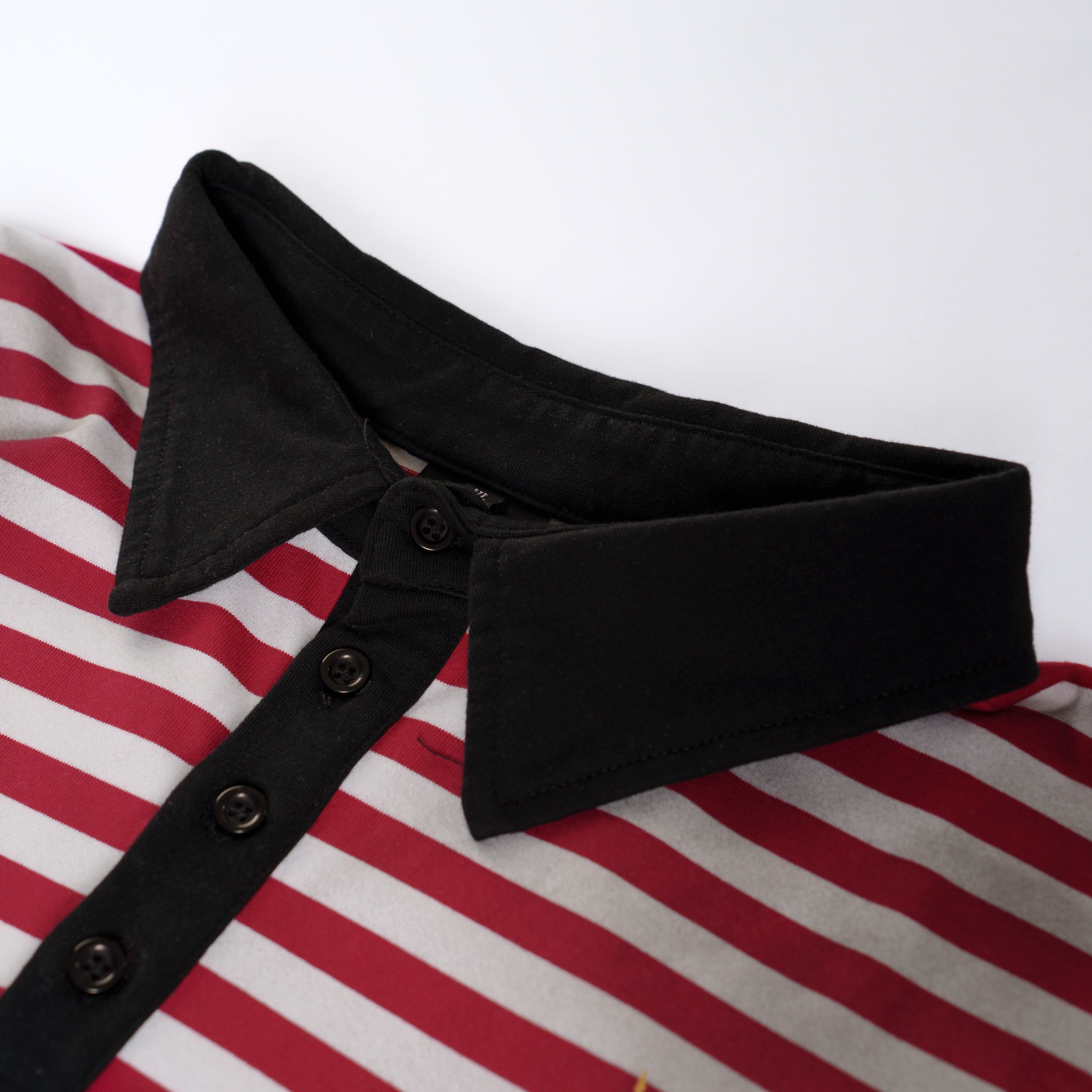 Omirad “Stripe Crest Polo Tee”