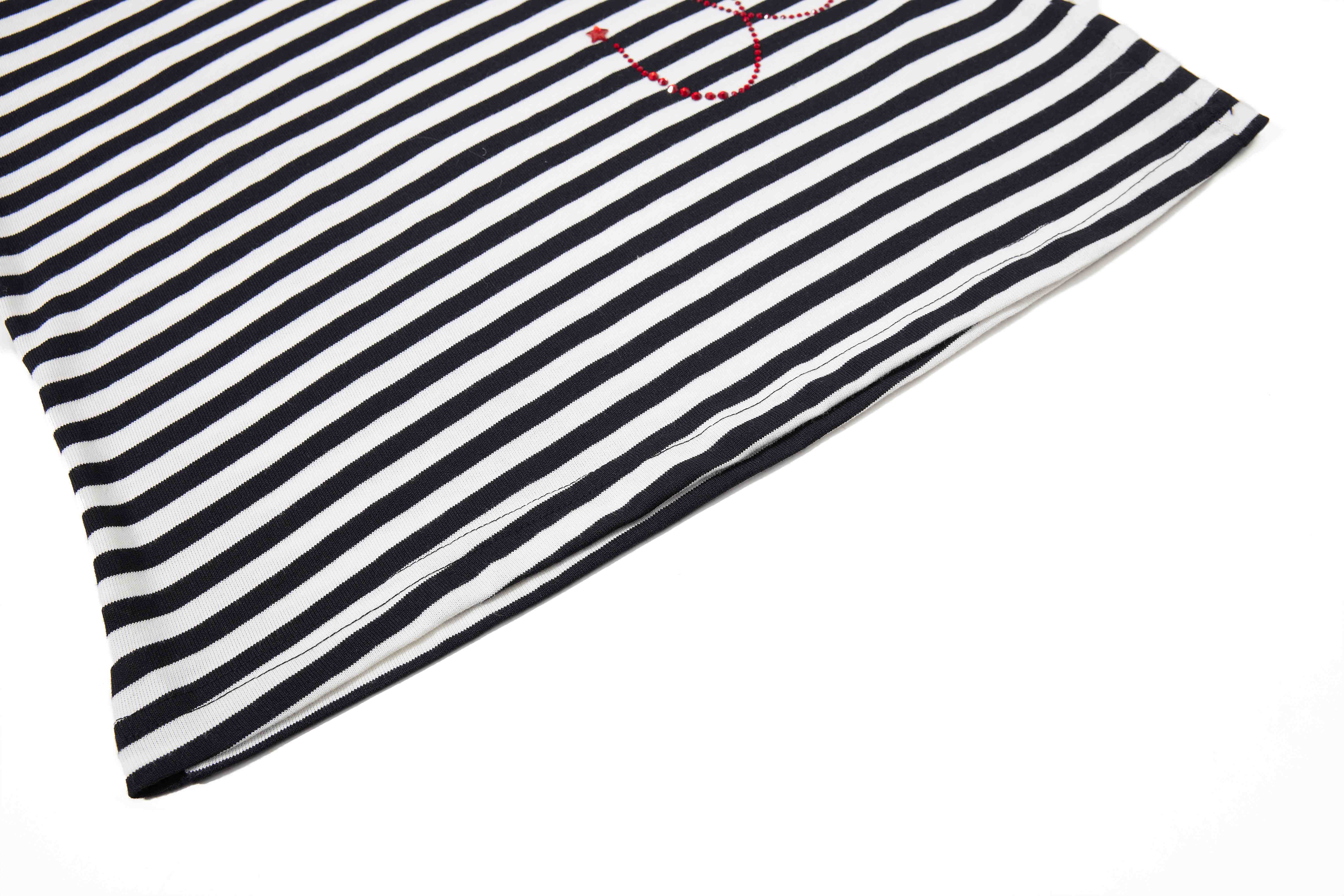 Omirad Rhinestone Stripe Tee