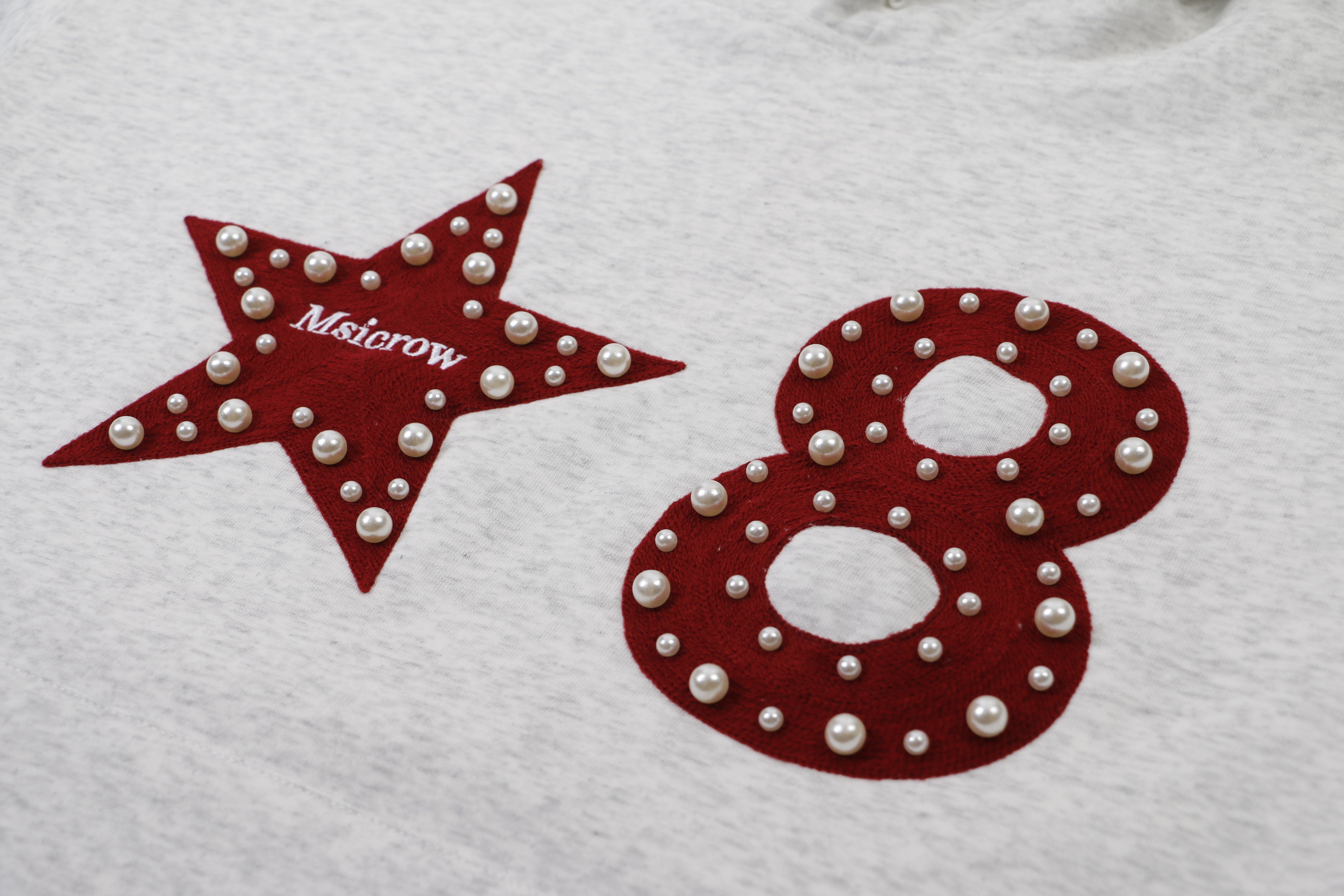 Omirad Star & Number Appliqué Hoodie