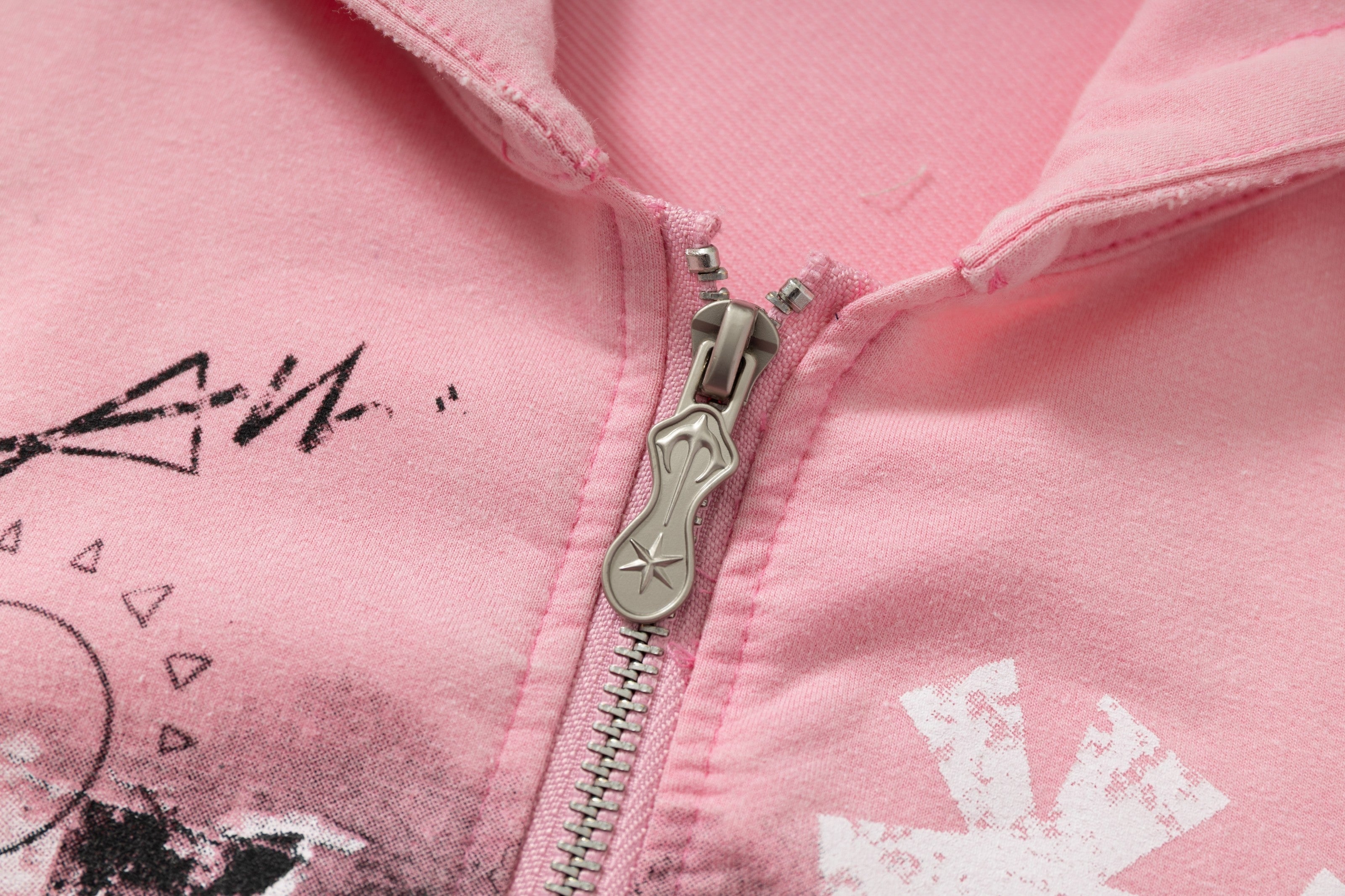 Omirad Gradient Graphic Zip Hoodie