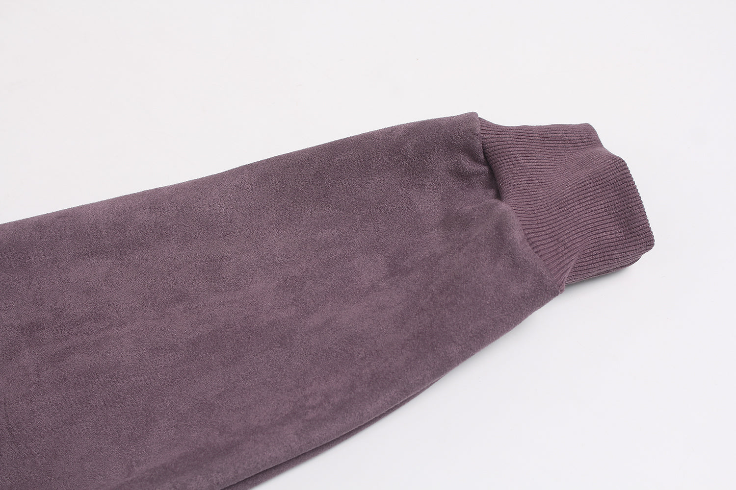 Omirad Suede Varsity Zip Hoodie