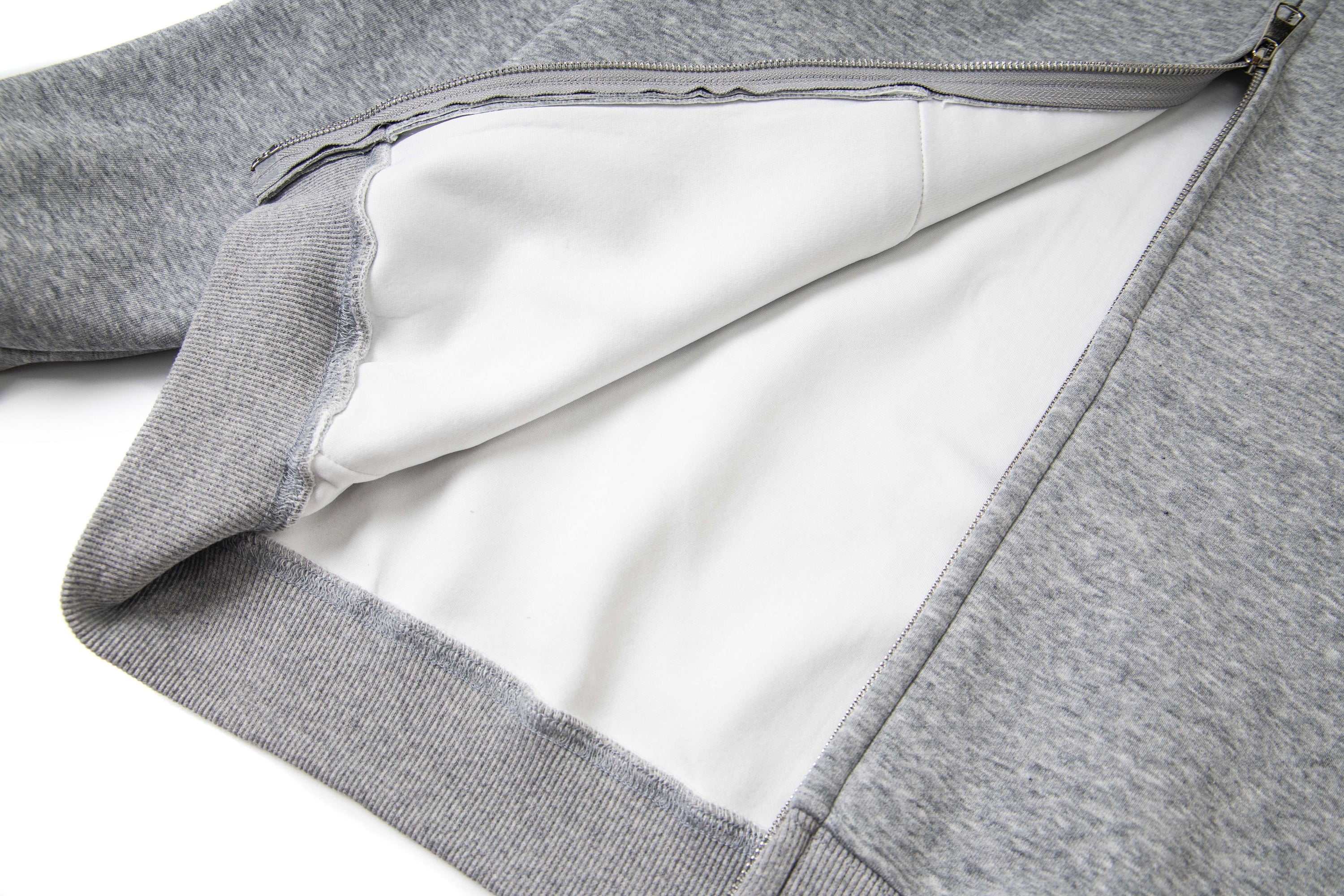 Omirad Rhinestone Cross Zip Hoodie
