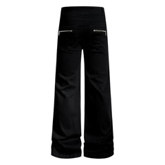 Omirad Zipper Detail Flared Pants