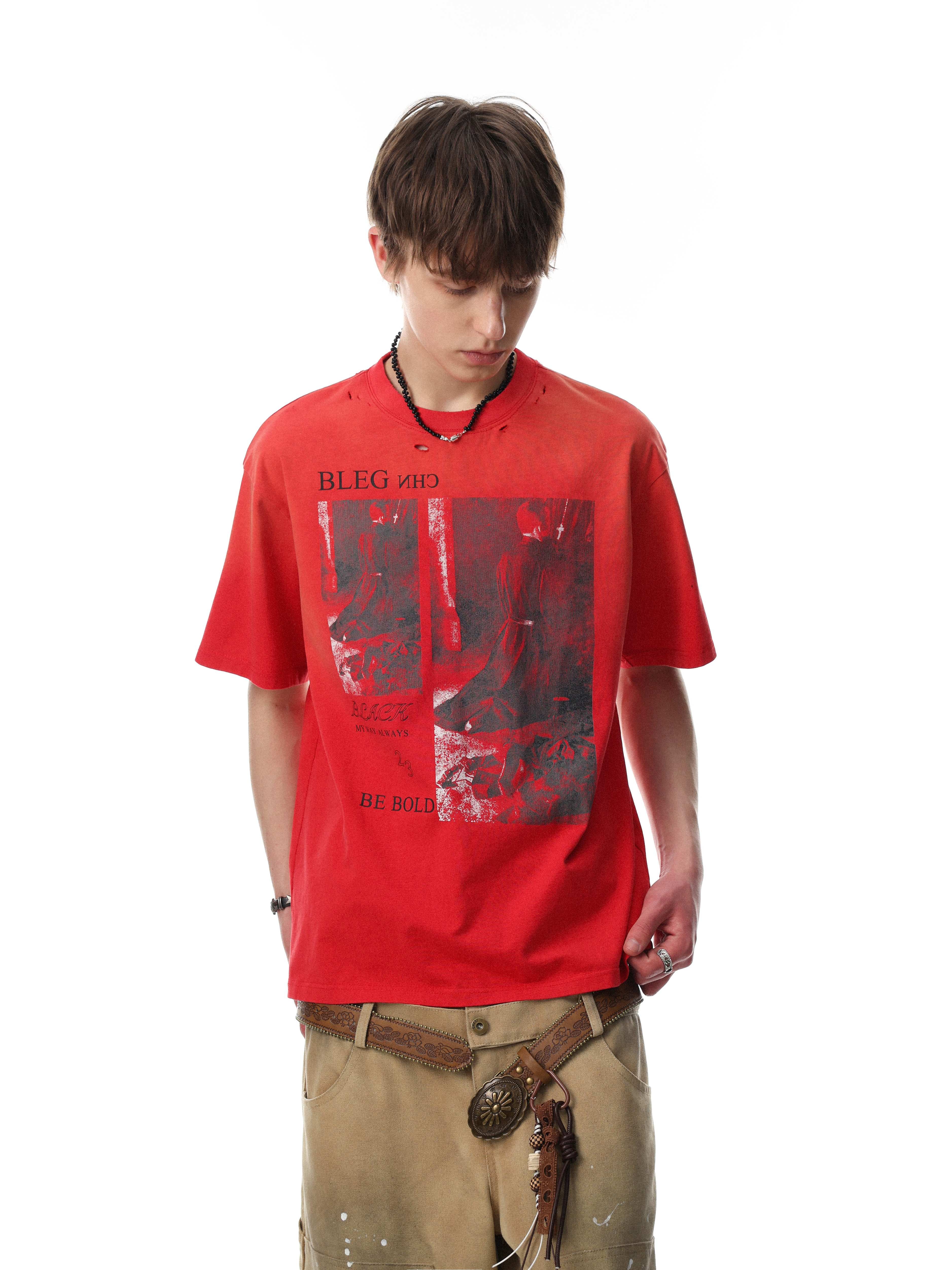 Omirad “Vintage Distressed Graphic Tee”