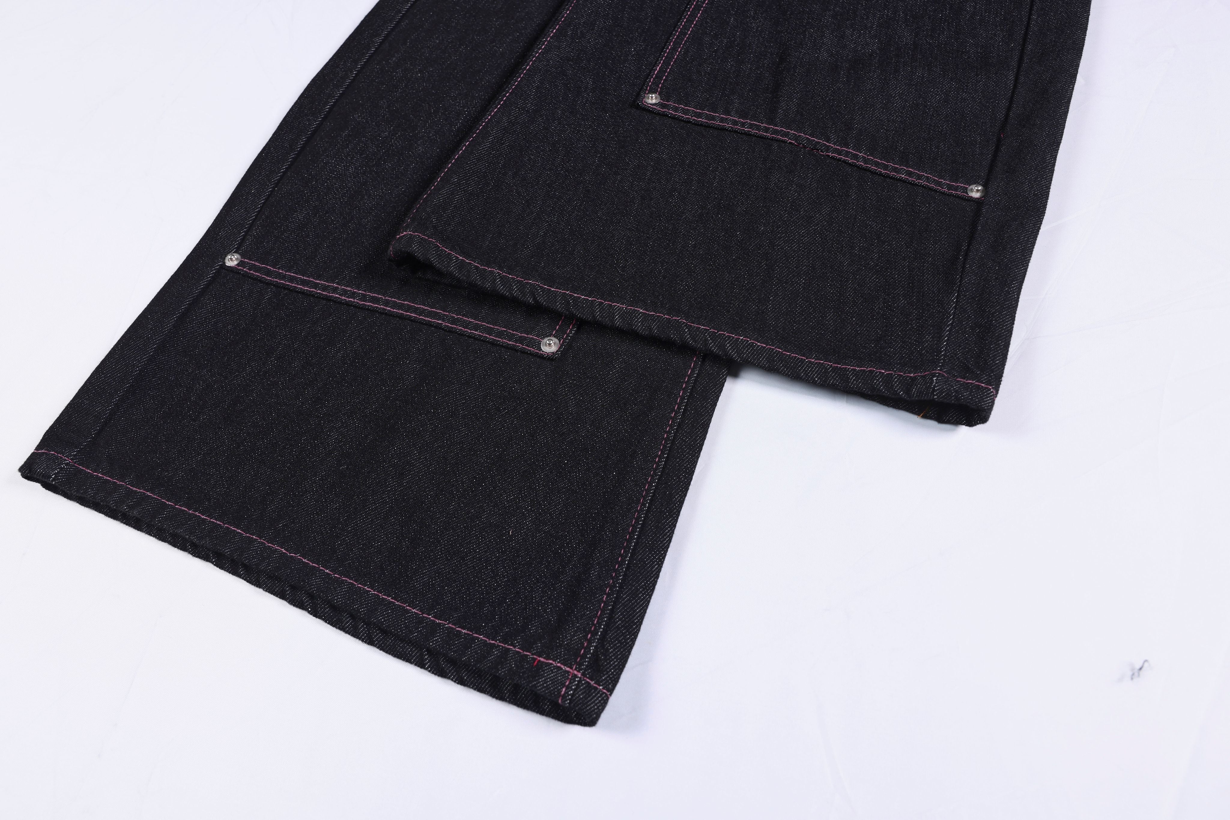 Omirad Double Waist Star Denim Pants