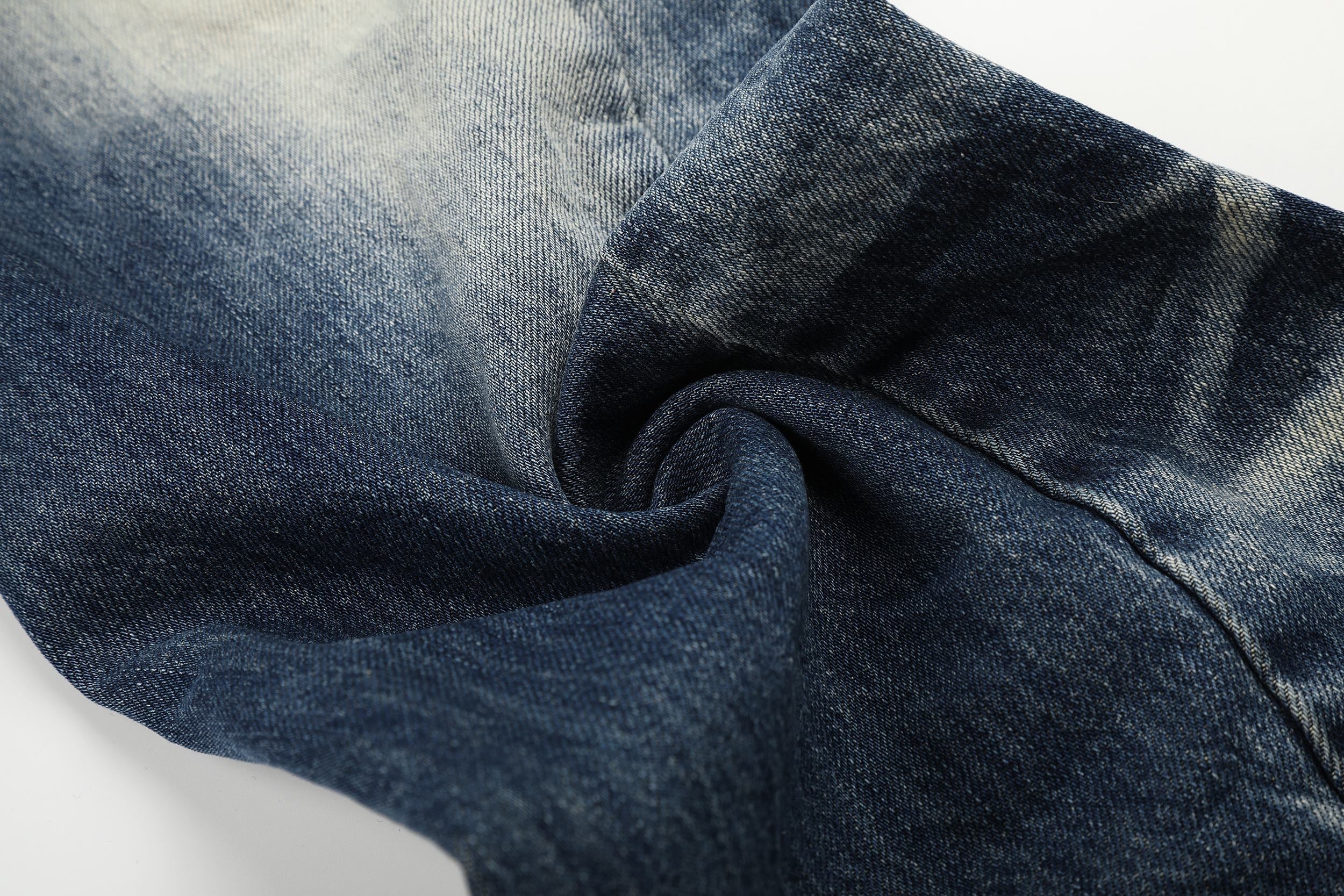 Omirad Studded Vintage Wash Jeans