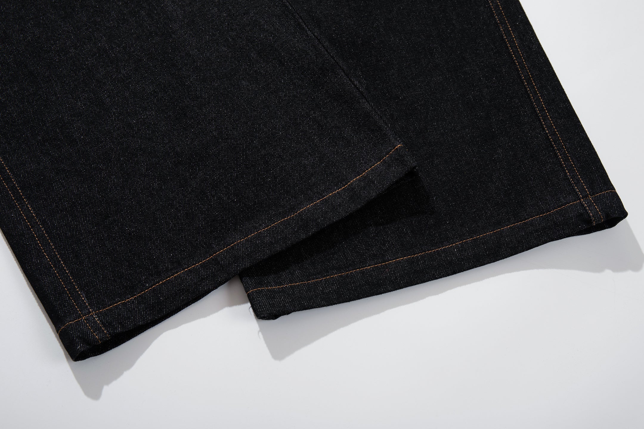 Omirad Curved Panel Wide Leg Denim Pants