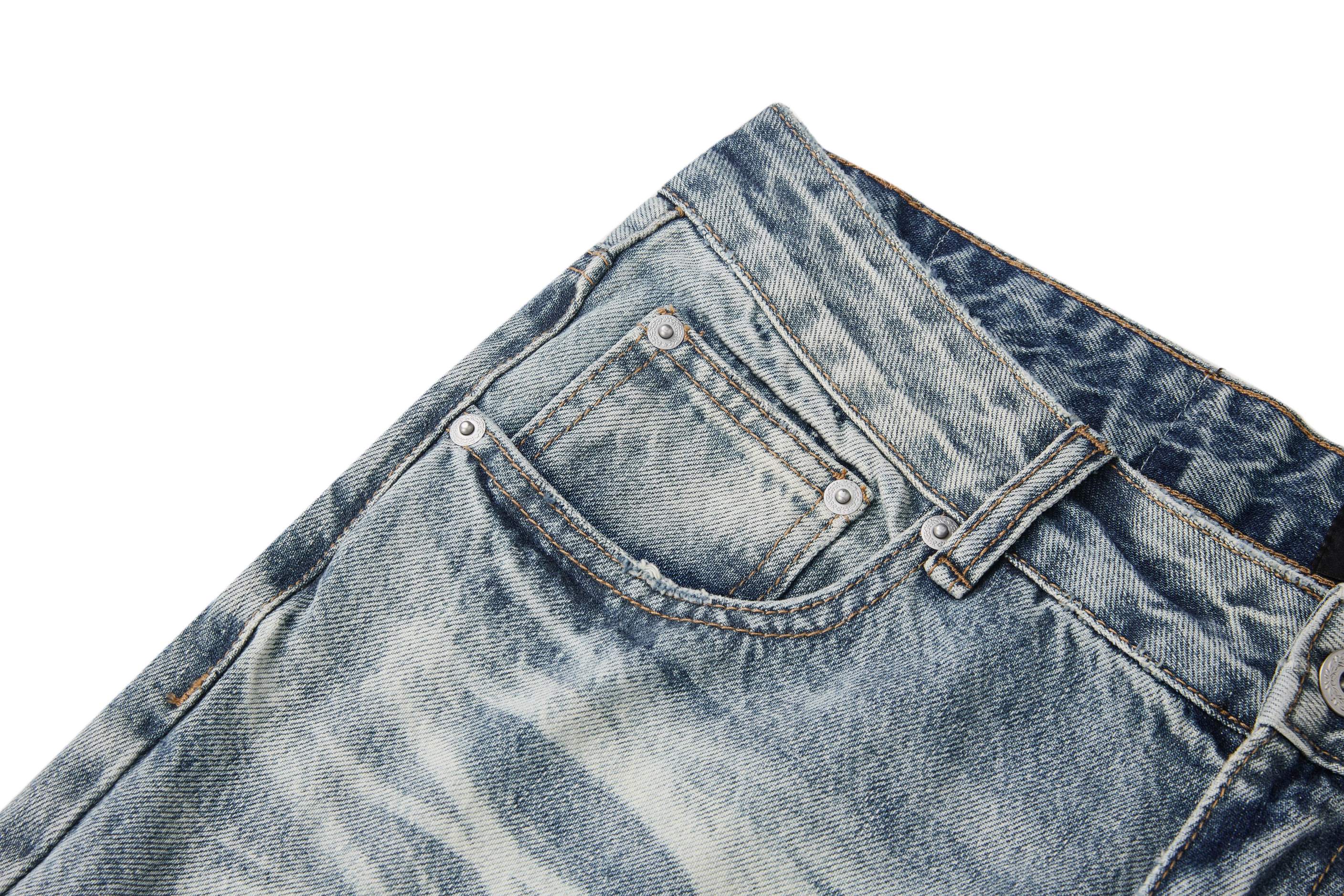Omirad Vintage Washed Wide-Leg Jeans
