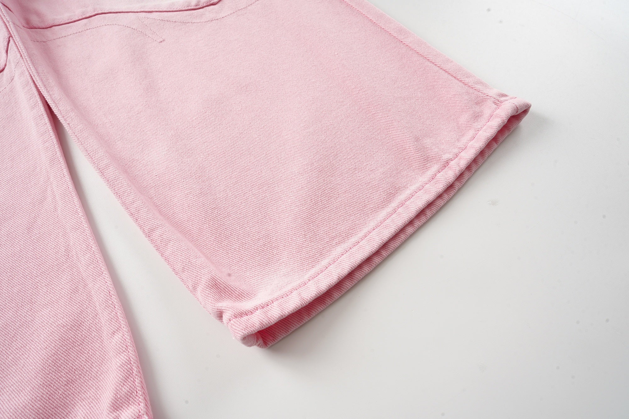 Omirad Pink Washed Wide-Leg Jeans
