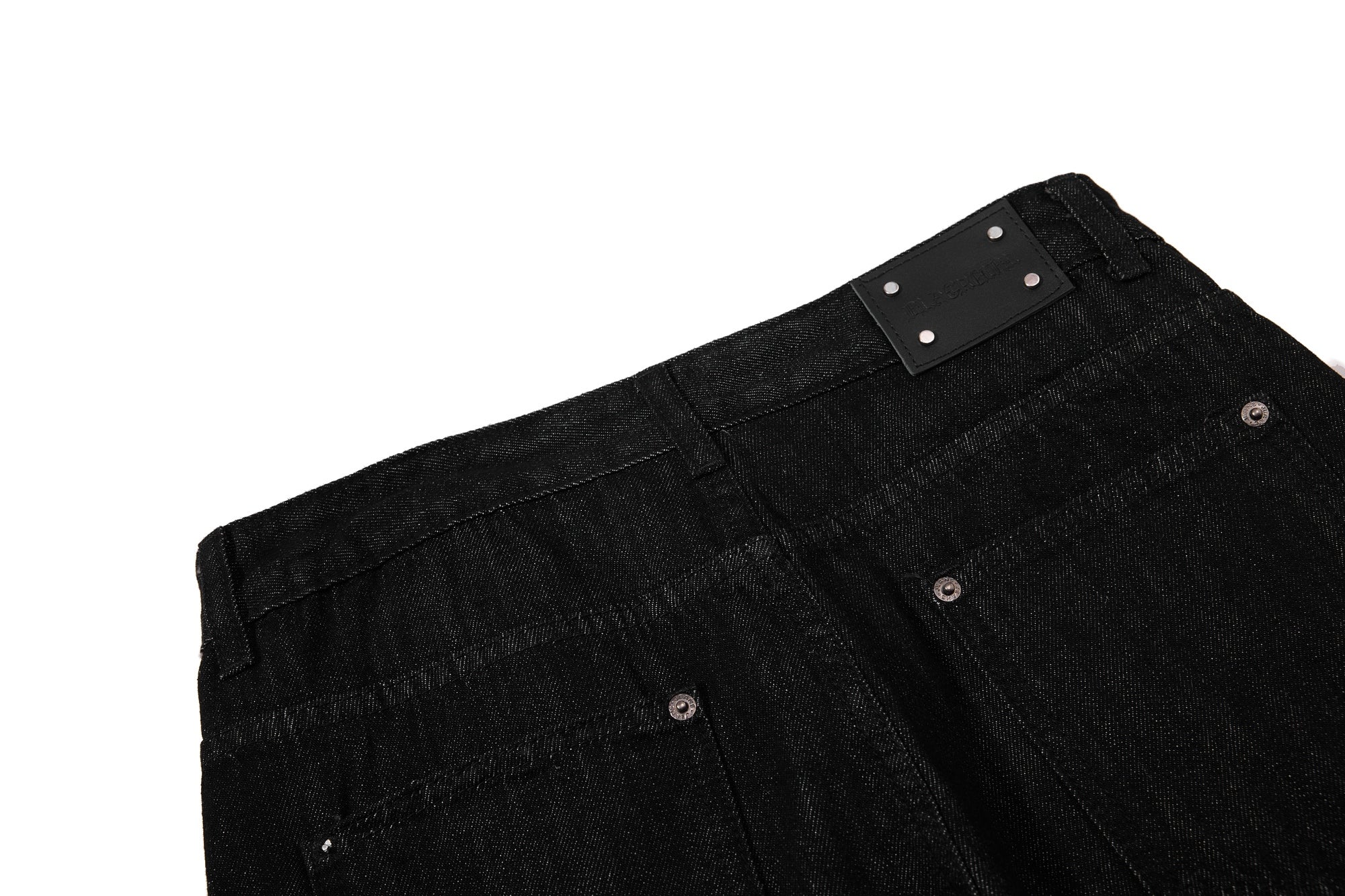 Omirad Rivet Chain Wide-Leg Denim Pants