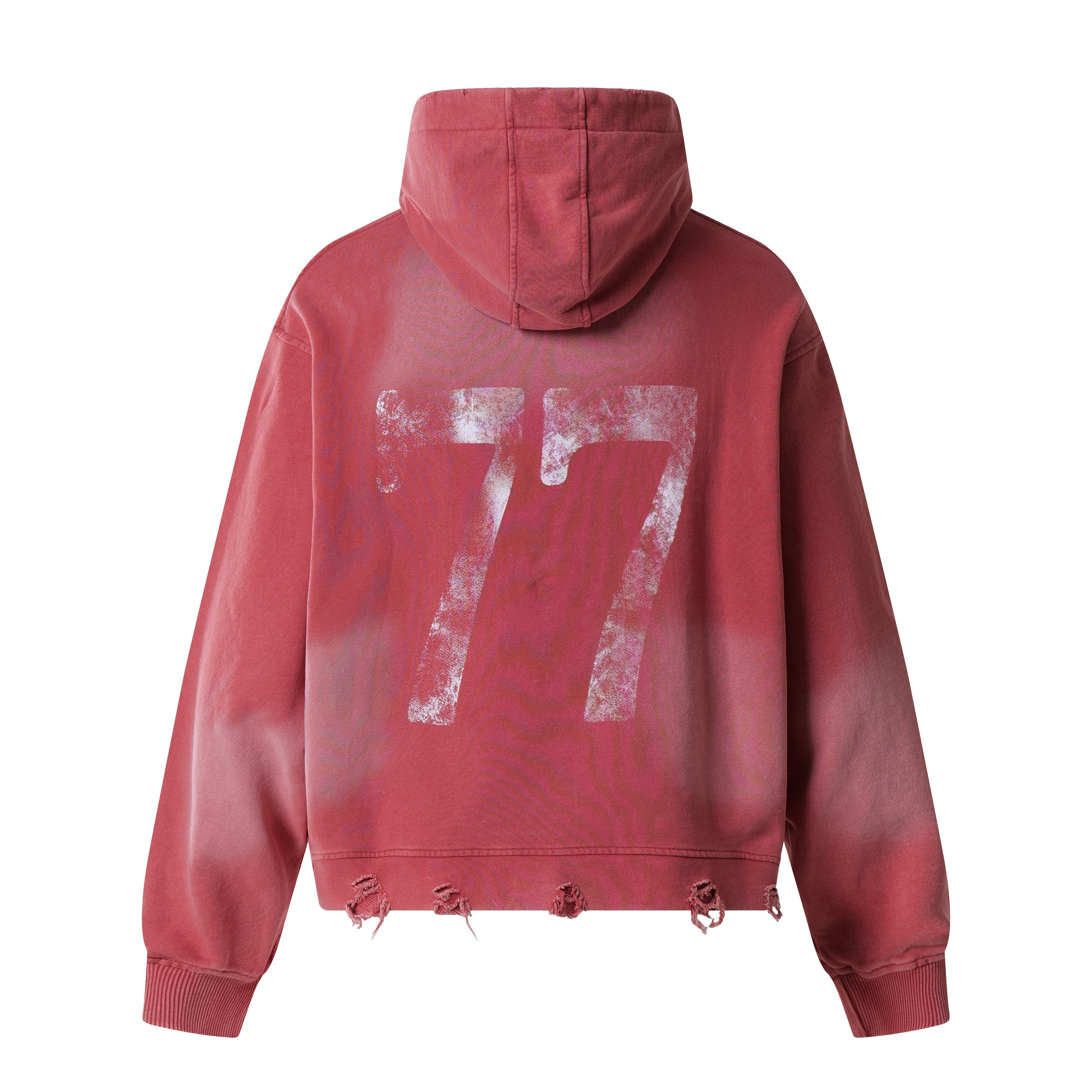 Omirad Vintage Distressed Graphic Hoodie