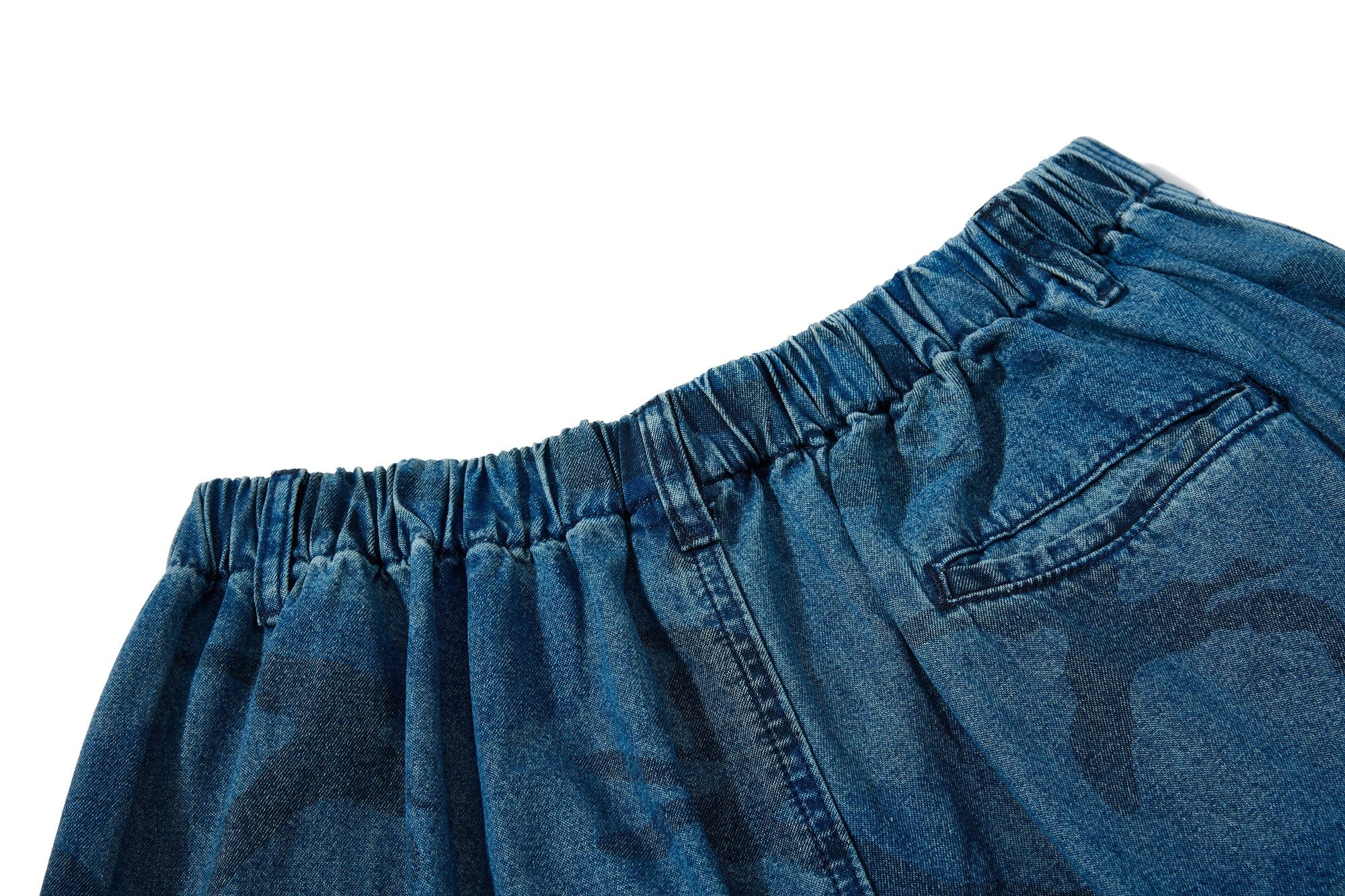 Omirad Washed Camo Baggy Jeans