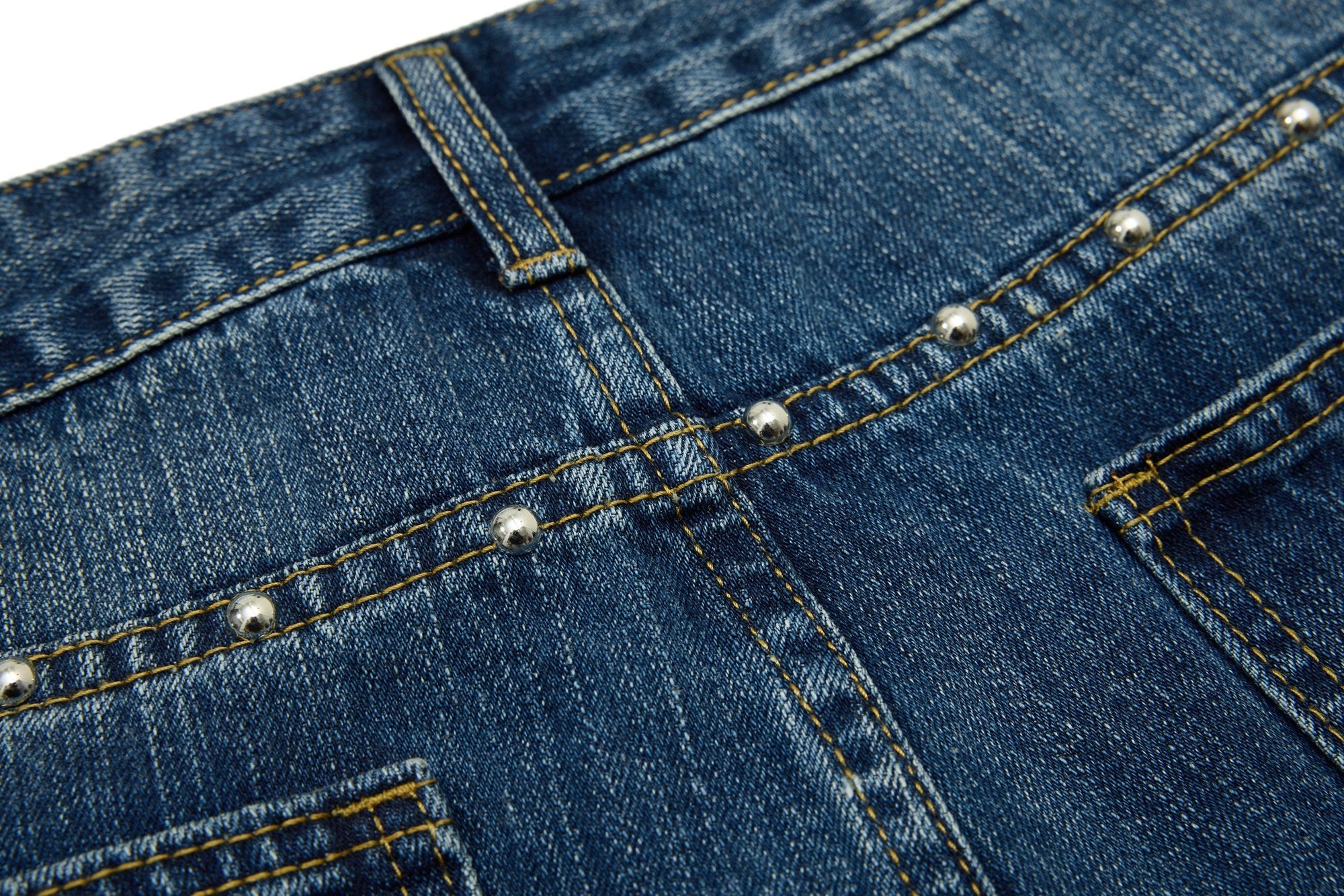 Omirad “Studded Panel Denim Jeans”