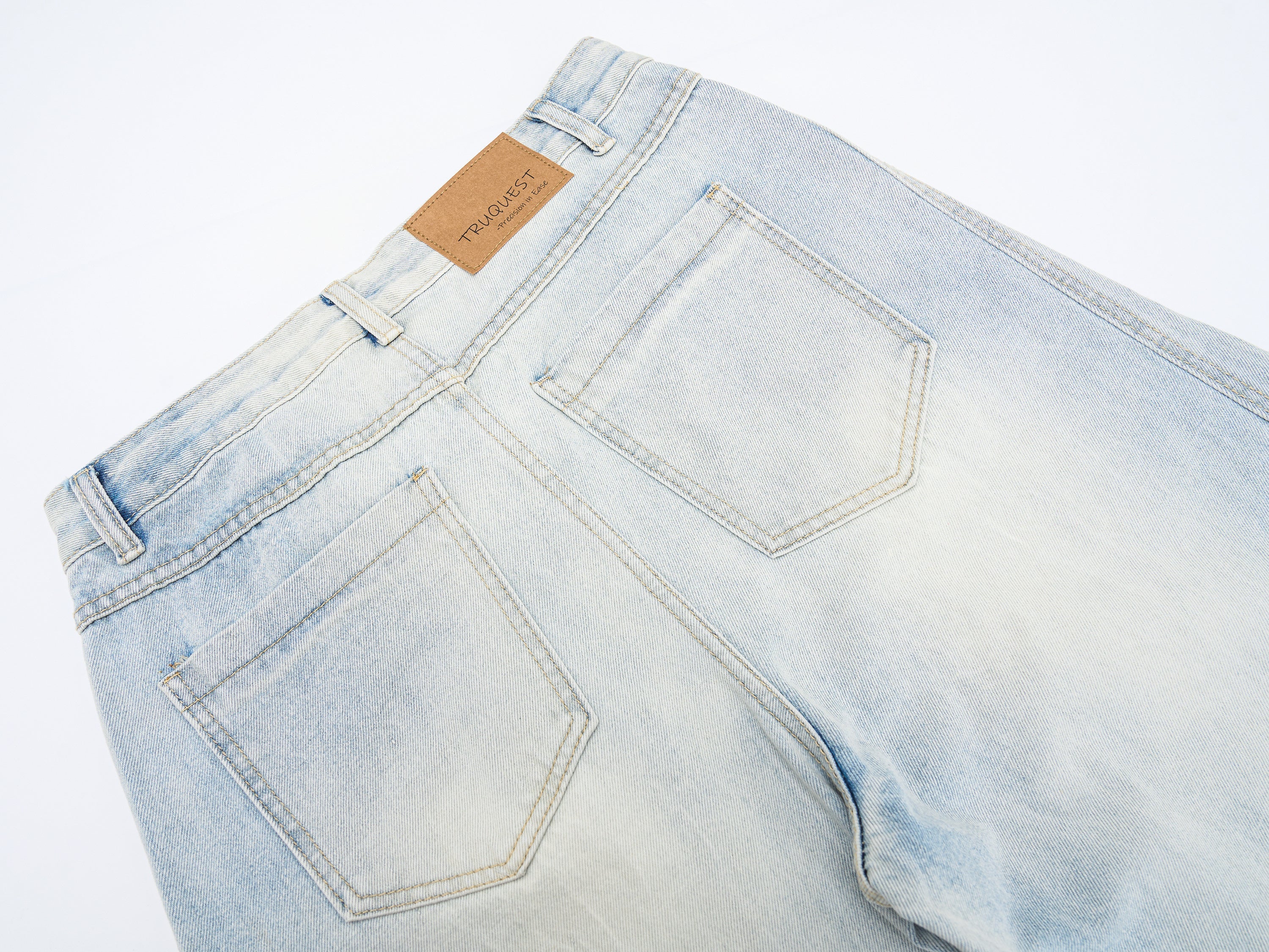 Omirad Vintage Wide-Leg Washed Jeans