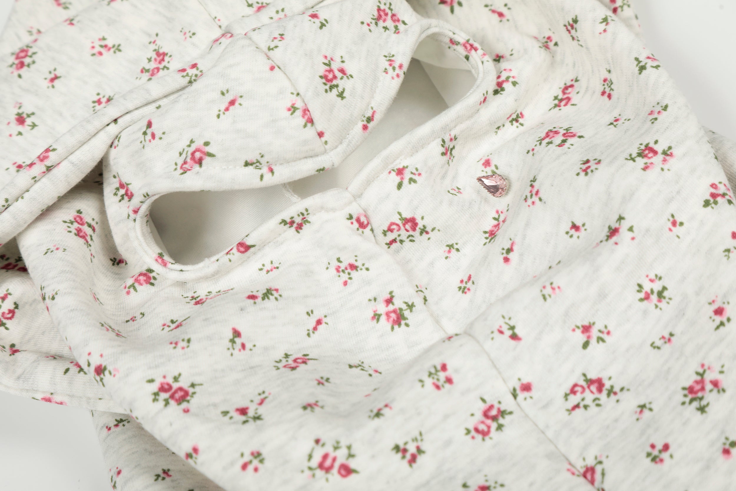 Omirad Floral Balaclava Zip Hoodie