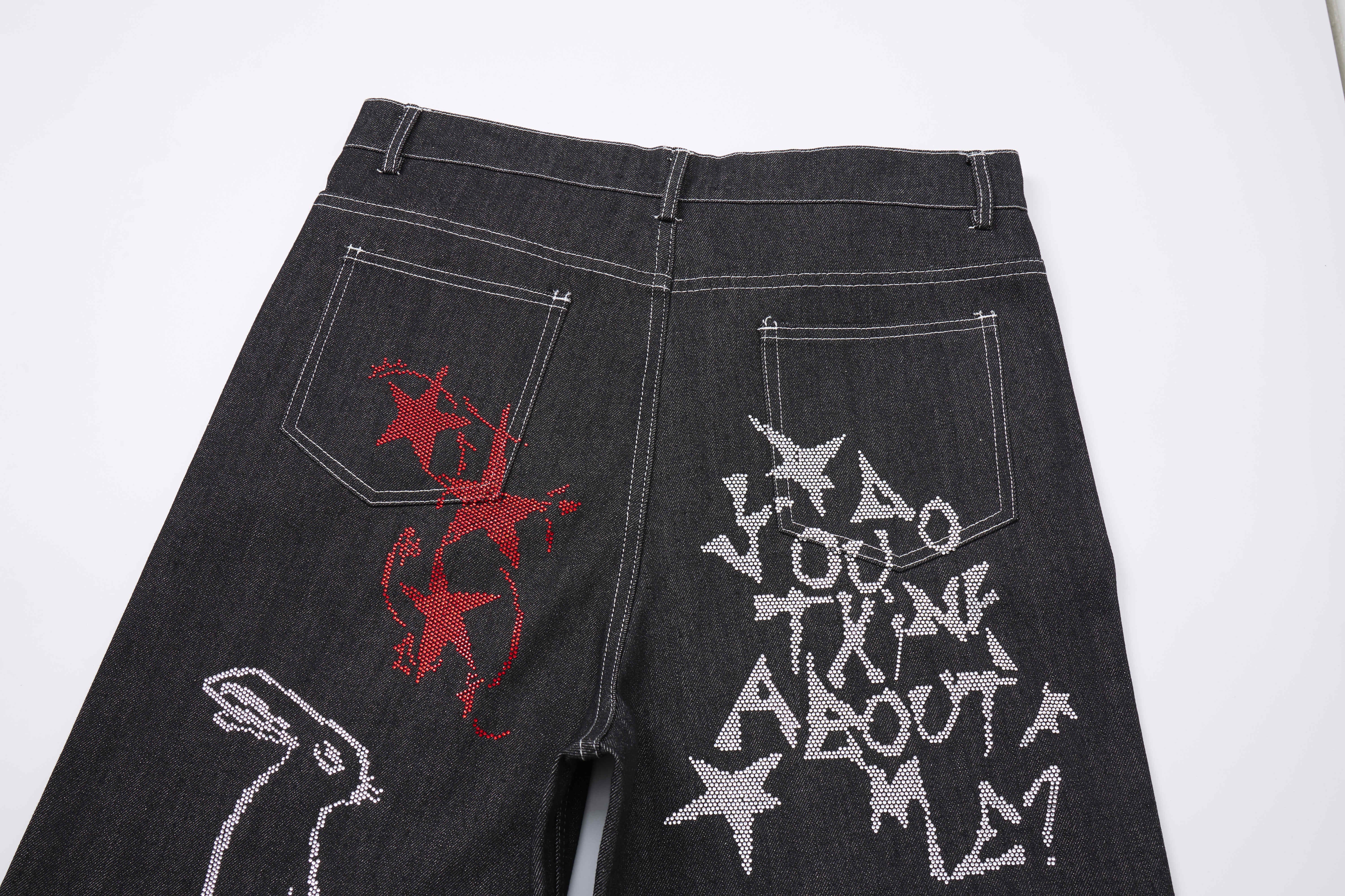 Omirad Graphic Denim Pants