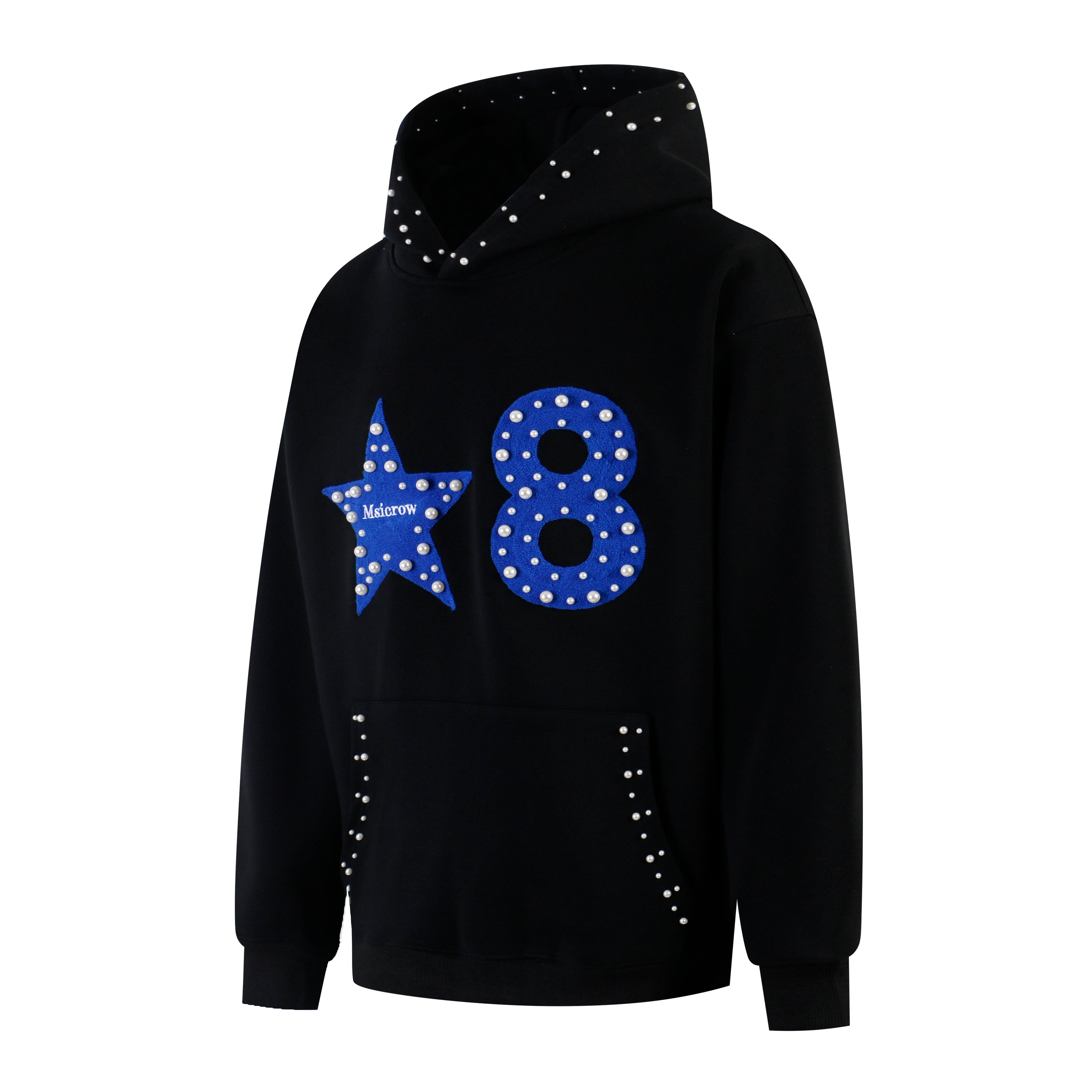 Omirad Star & Number Appliqué Hoodie