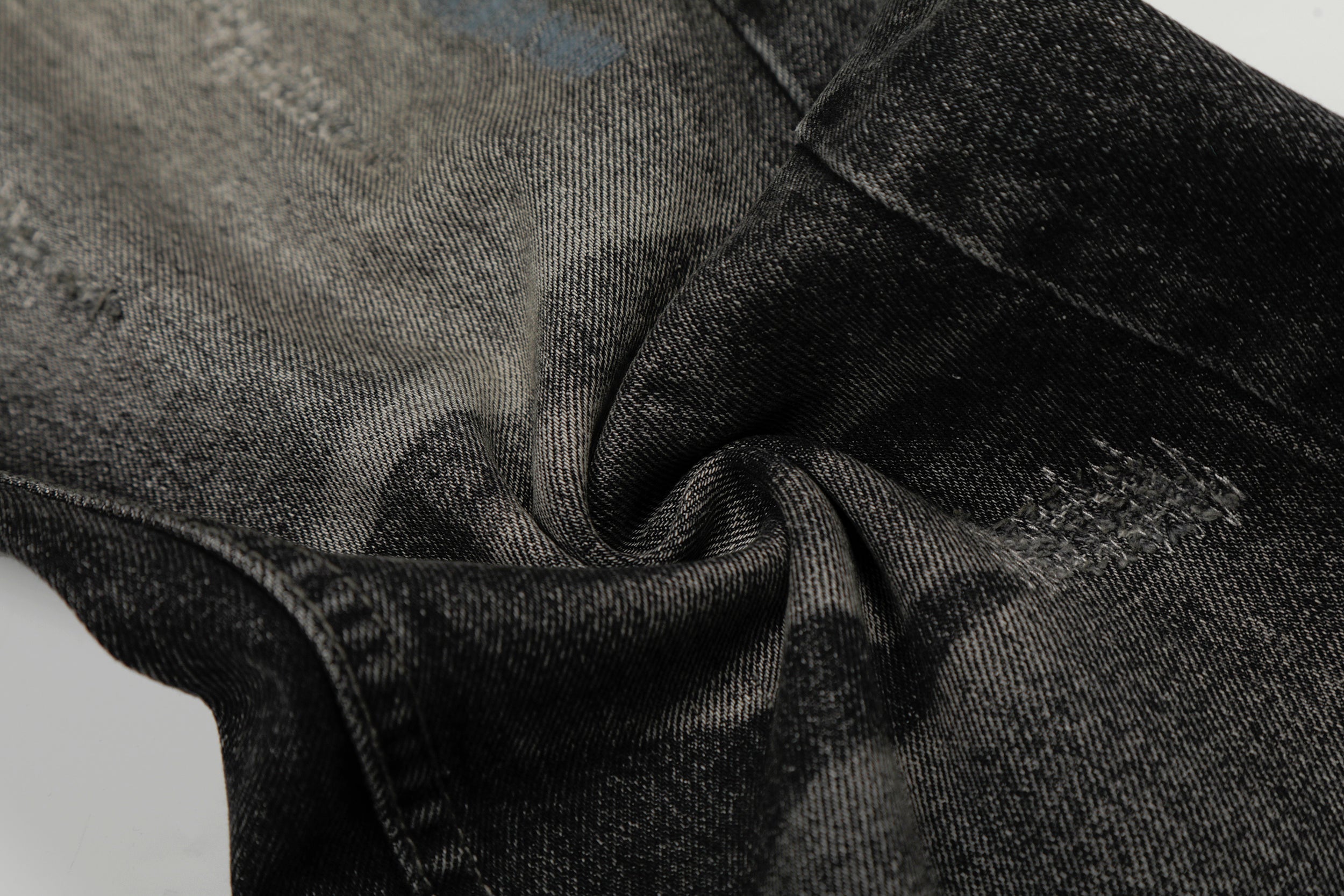 Omirad Washed Distressed Denim Pants