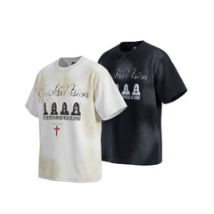 Omirad “Spectra Vision Distressed Graphic Tee”