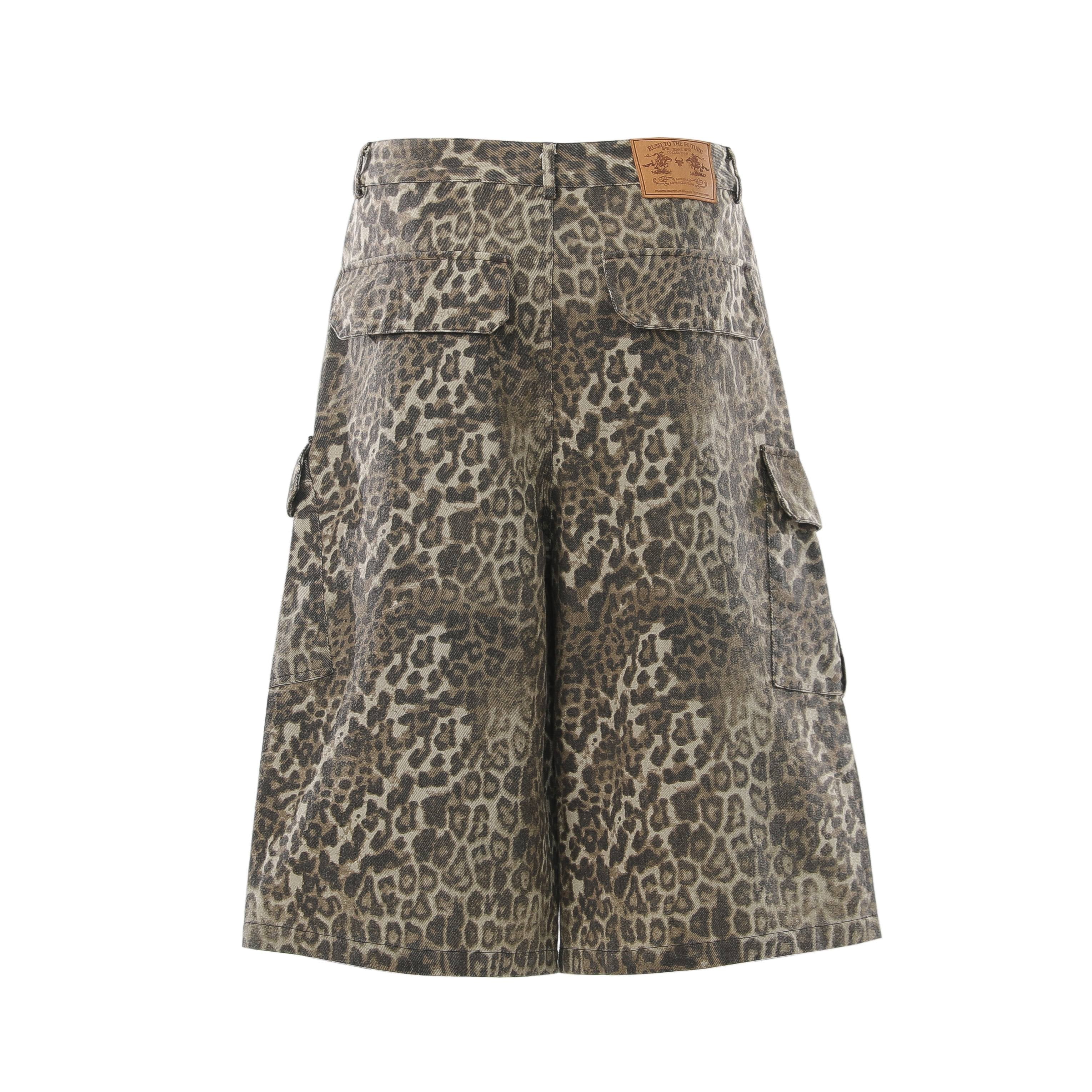 Omirad “Leopard Cargo Shorts”