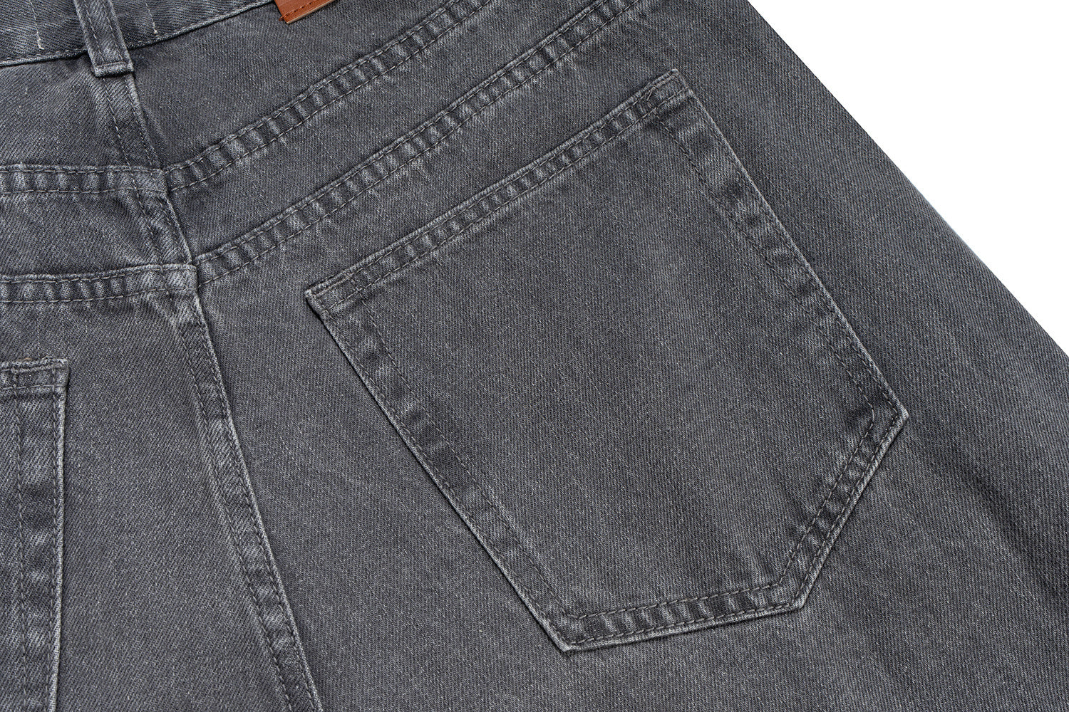 Omirad Button-Fly Washed Denim Pants
