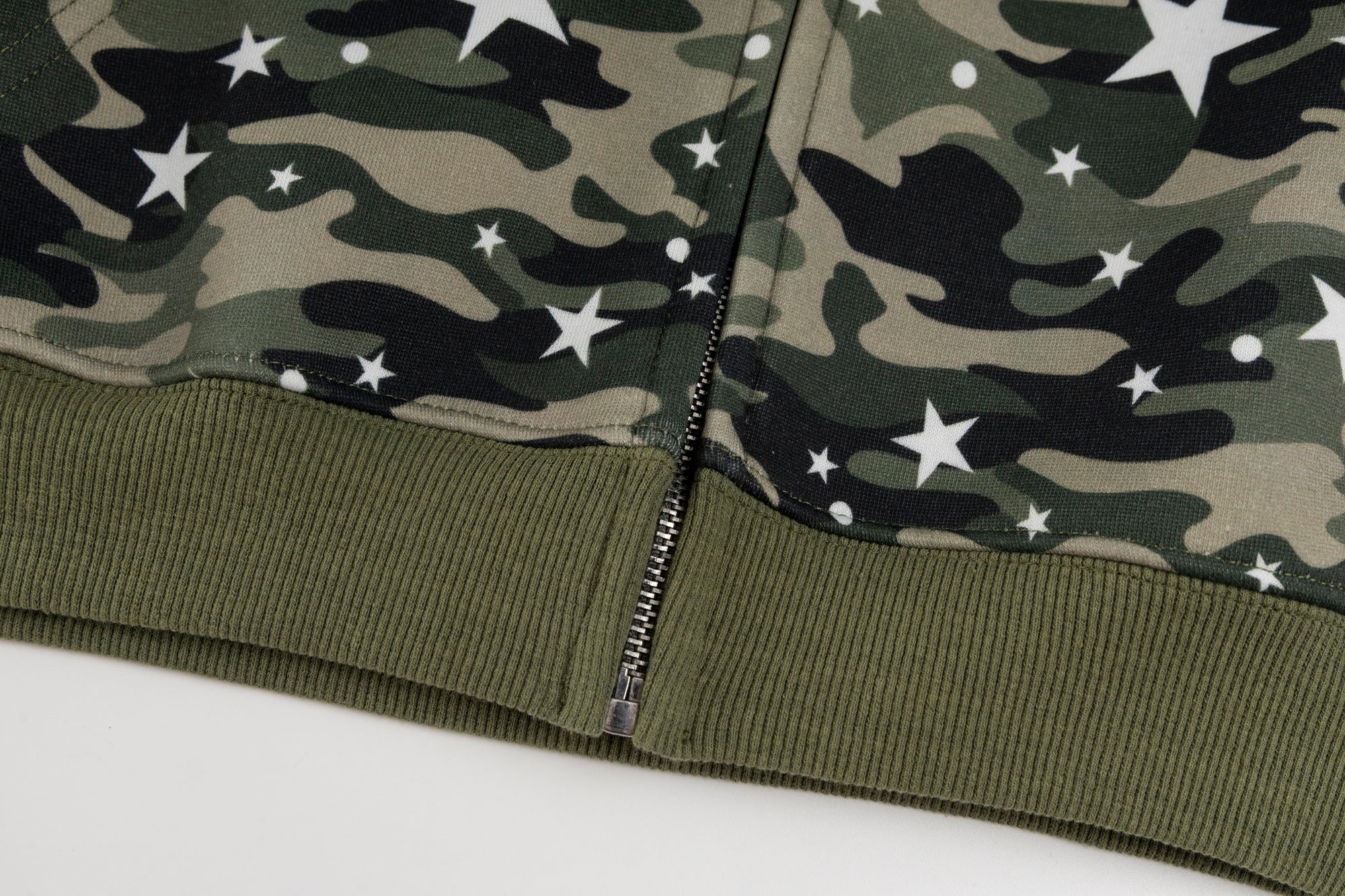 Omirad Camo Kitty Ear Zip Hoodie