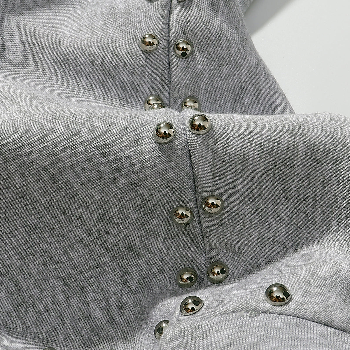 Omirad Studded Arc Zip Hoodie*
