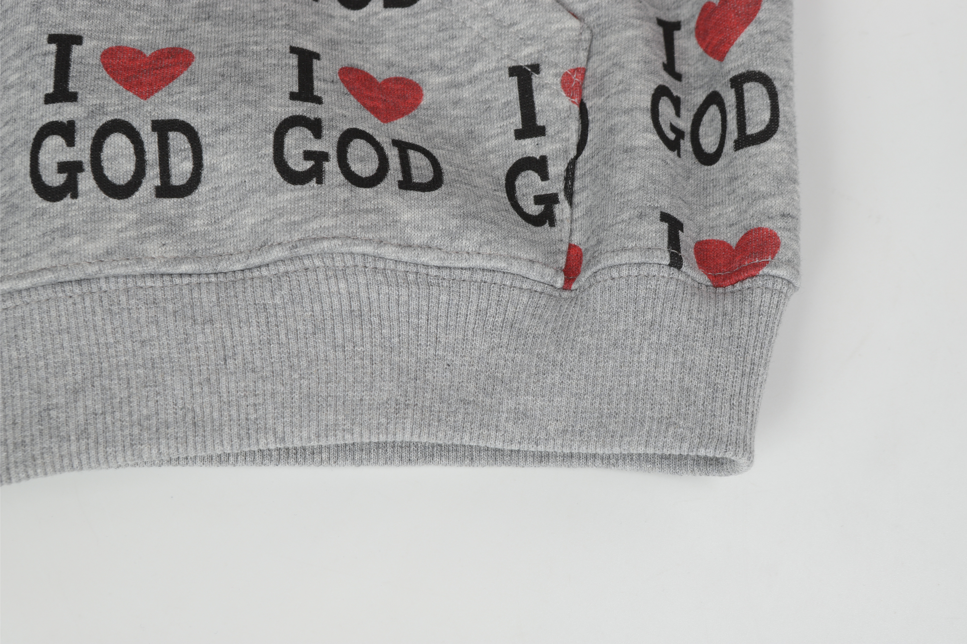 Omirad I Love God Zip Hoodie
