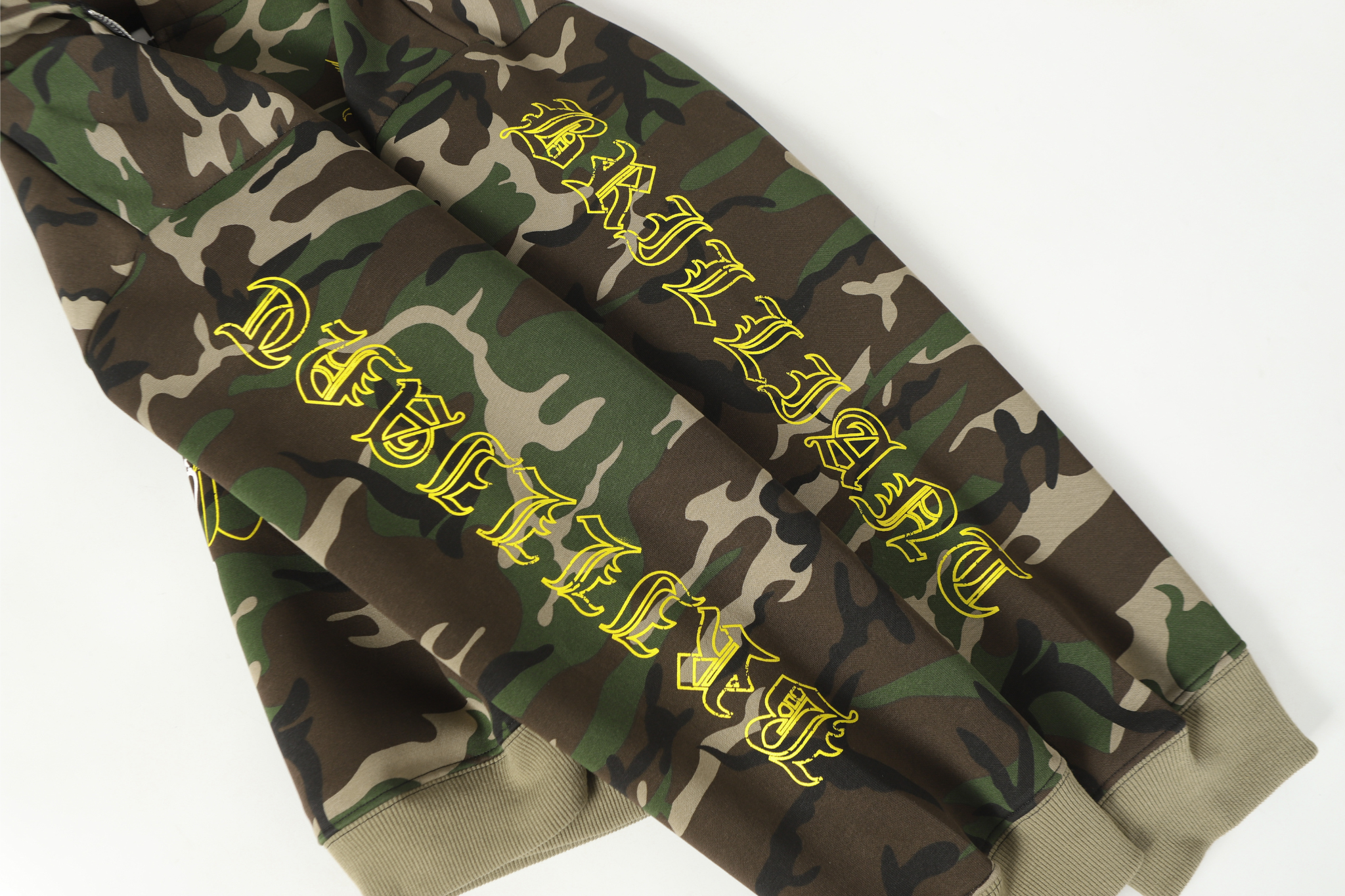 Omirad Camo Angel Graphic Zip Hoodie