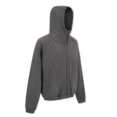 Omirad Curved-Seam Full-Zip Hoodie