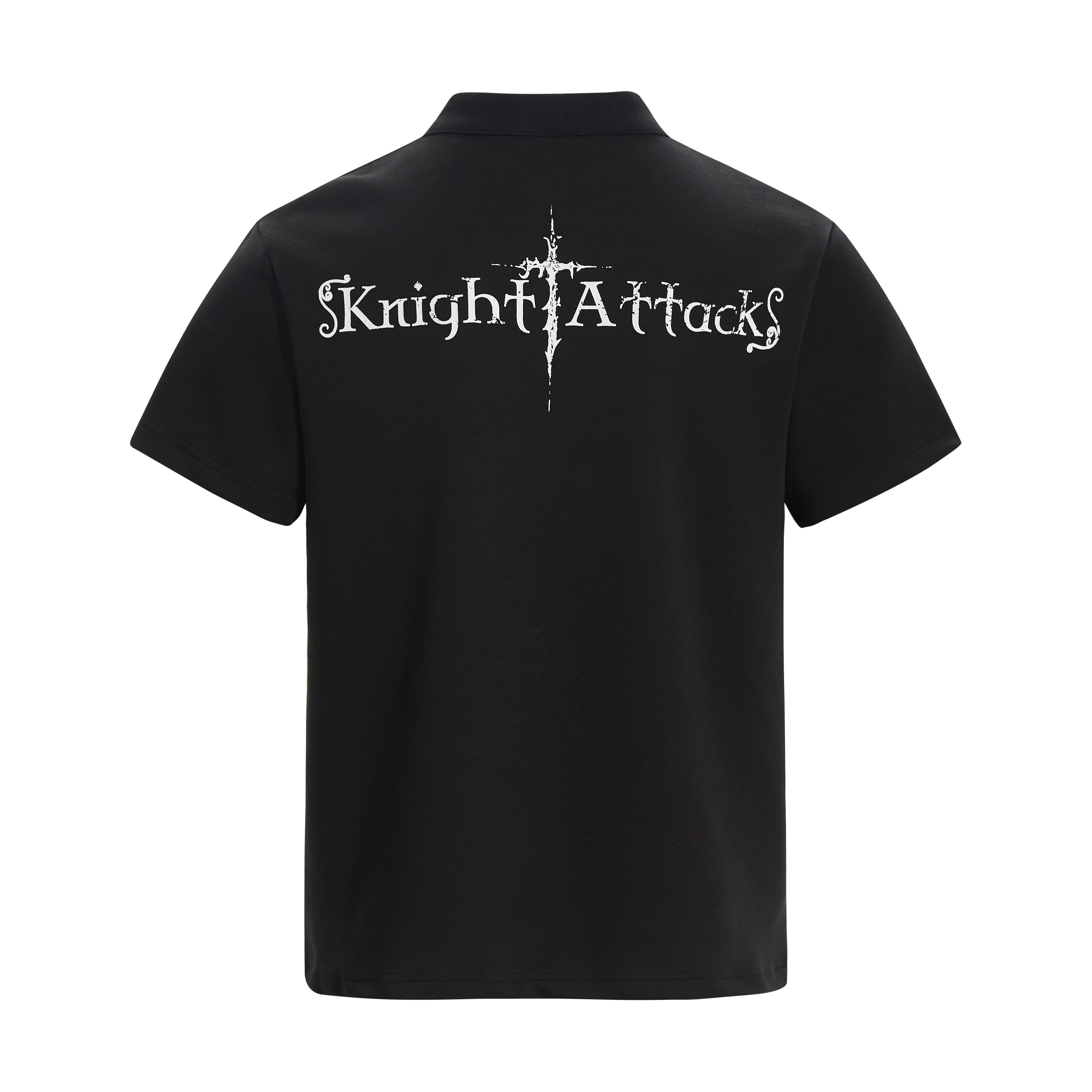 Omirad “Knight Attack Graphic Polo Tee”