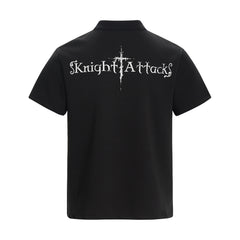 Omirad “Knight Attack Graphic Polo Tee”