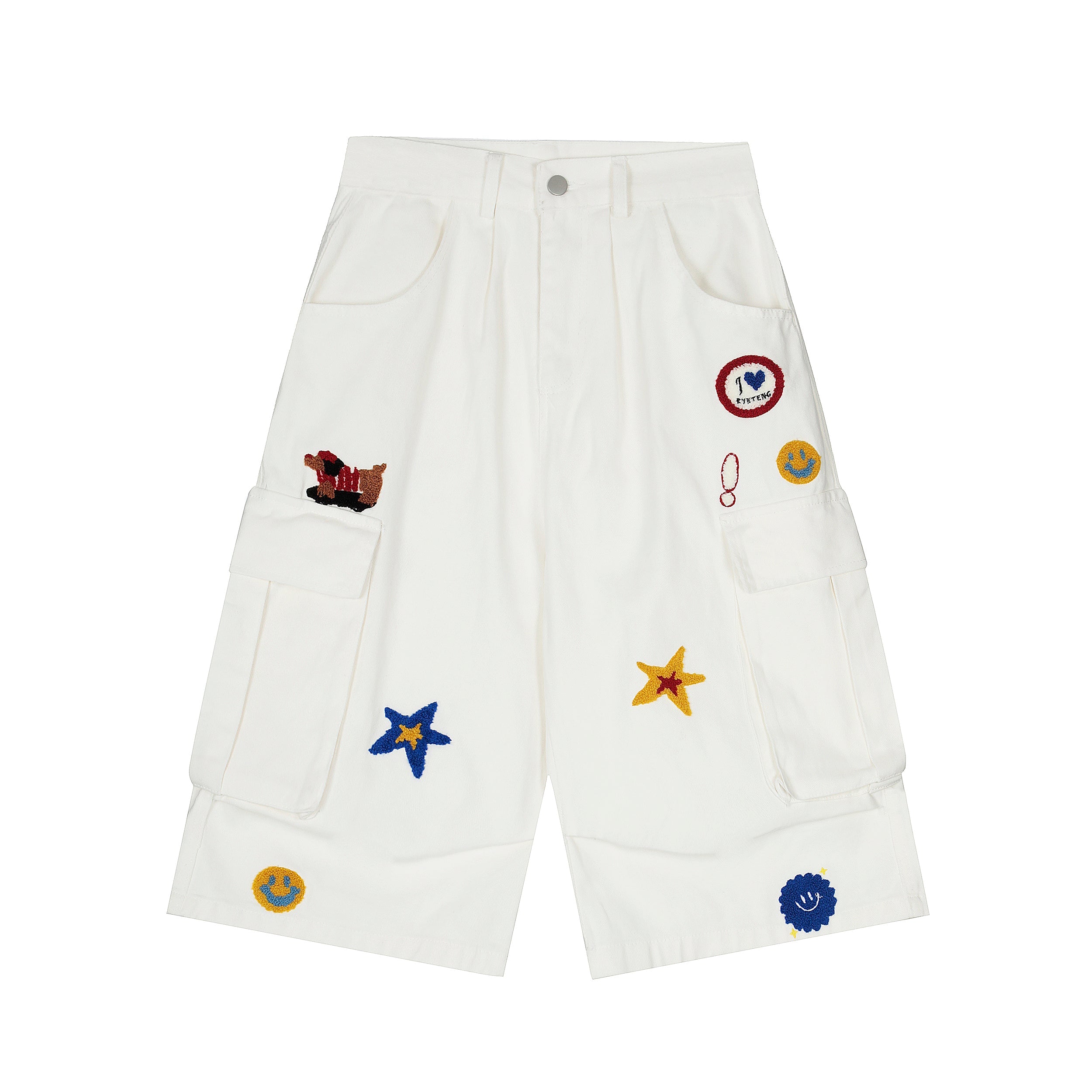 Omirad Patchwork Cargo Shorts