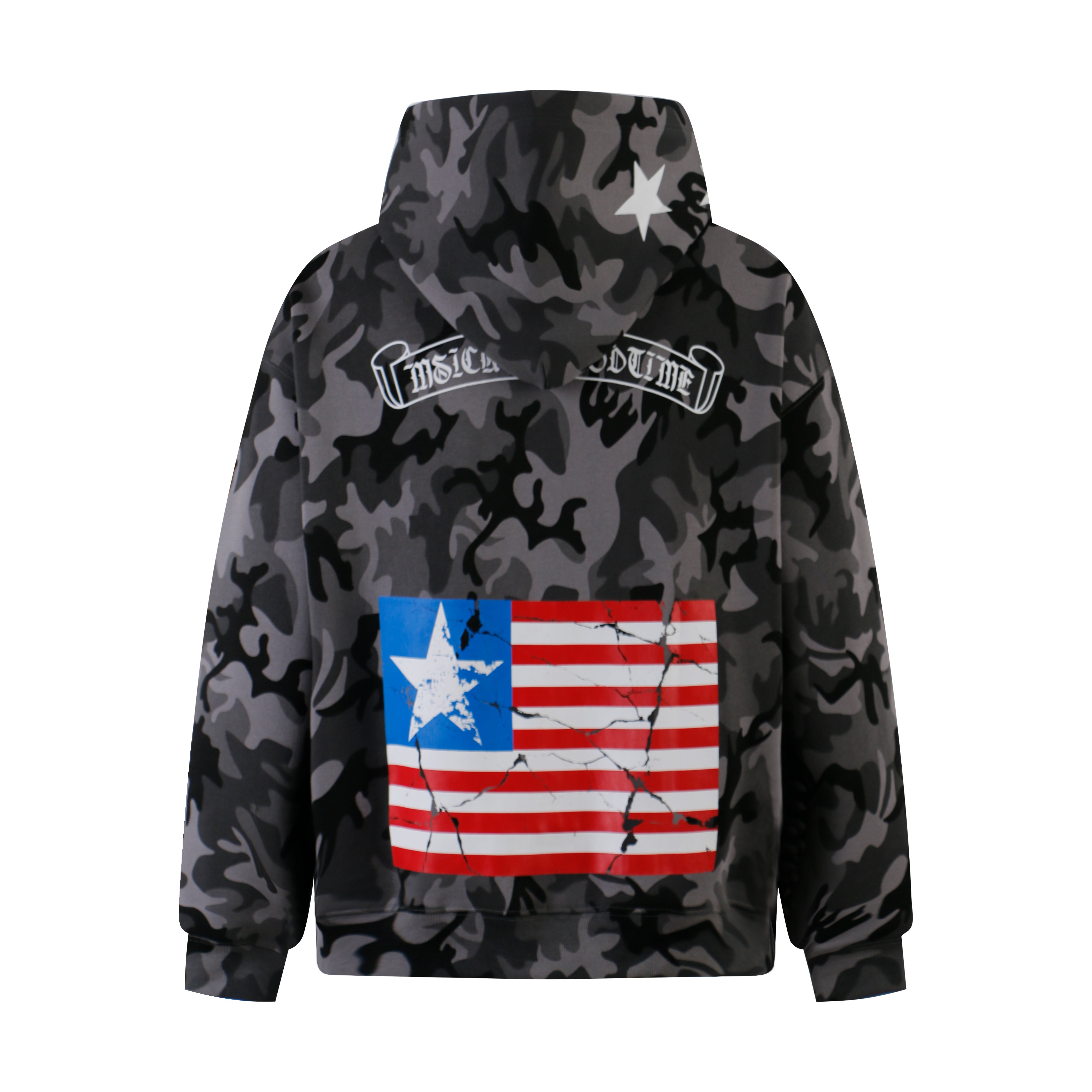 Omirad Camo Flag Zip-Up Hoodie