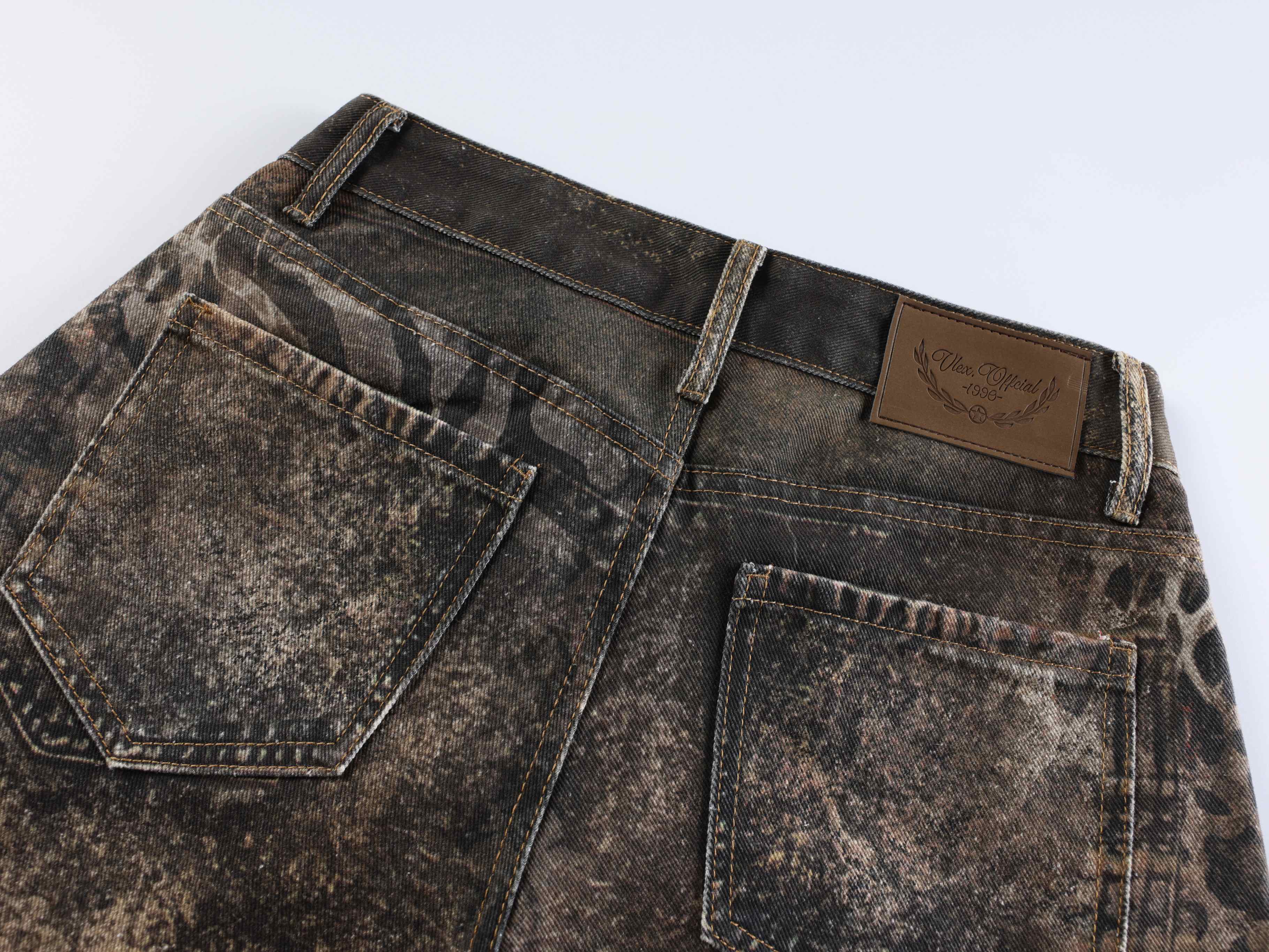 Omirad “Savage Pattern Balloon Jeans”