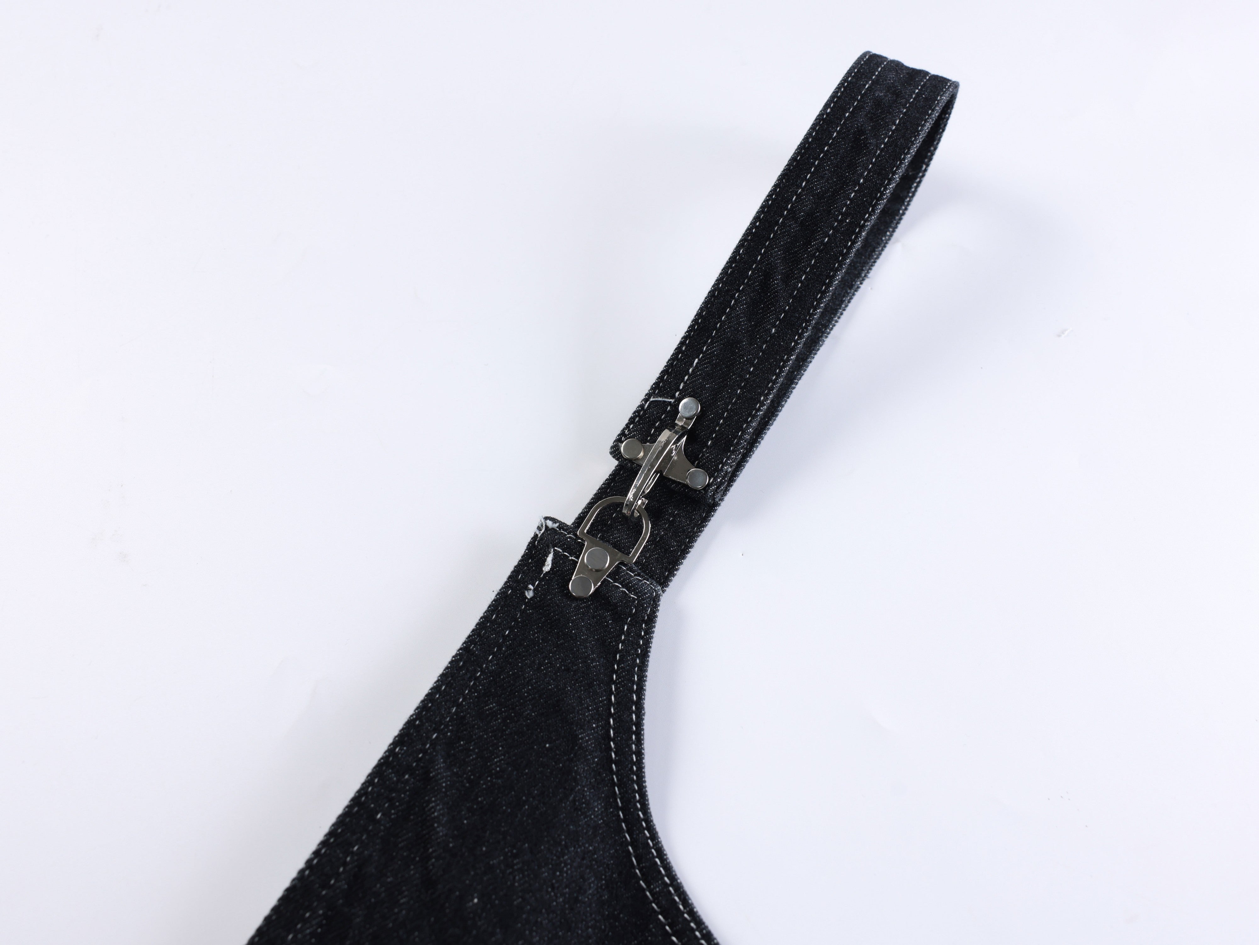 Omirad Hardware Strap Wide-Leg Jeans