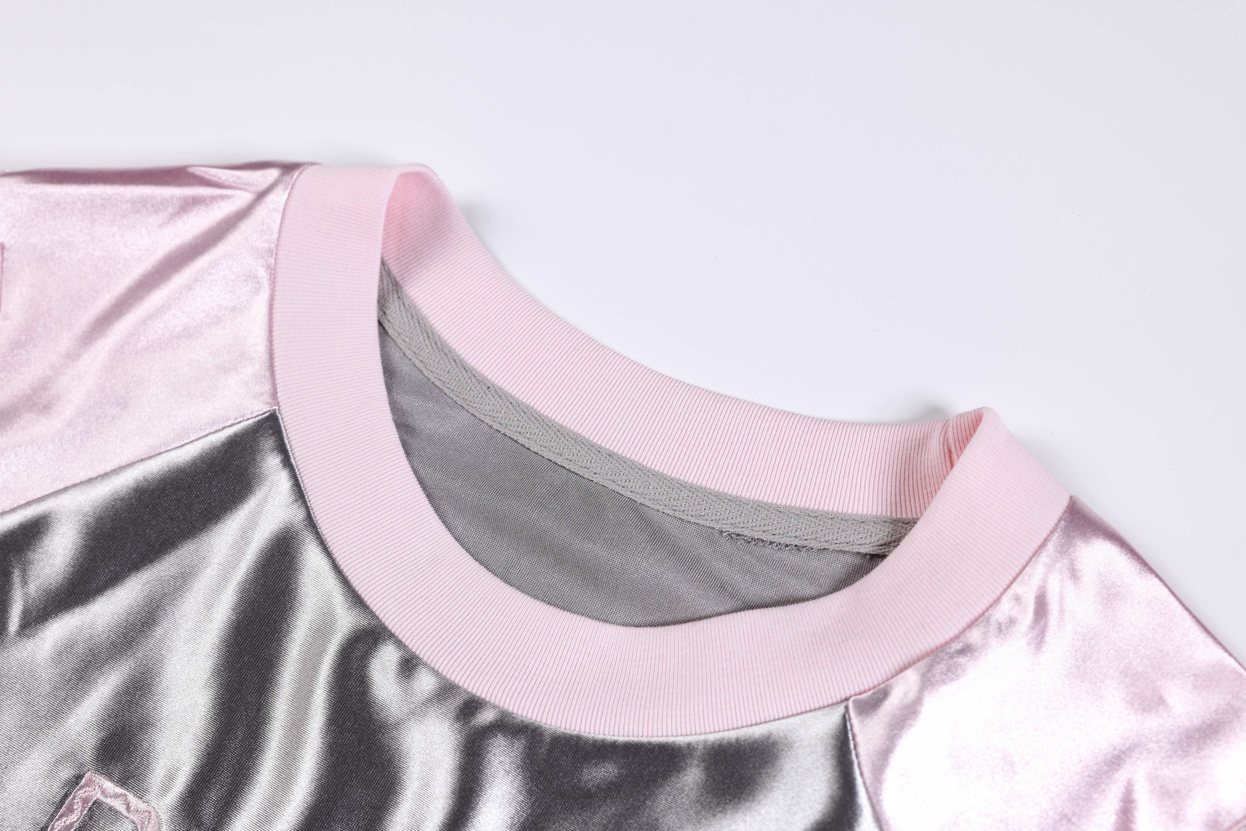 Omirad Metallic Varsity Jersey Tee