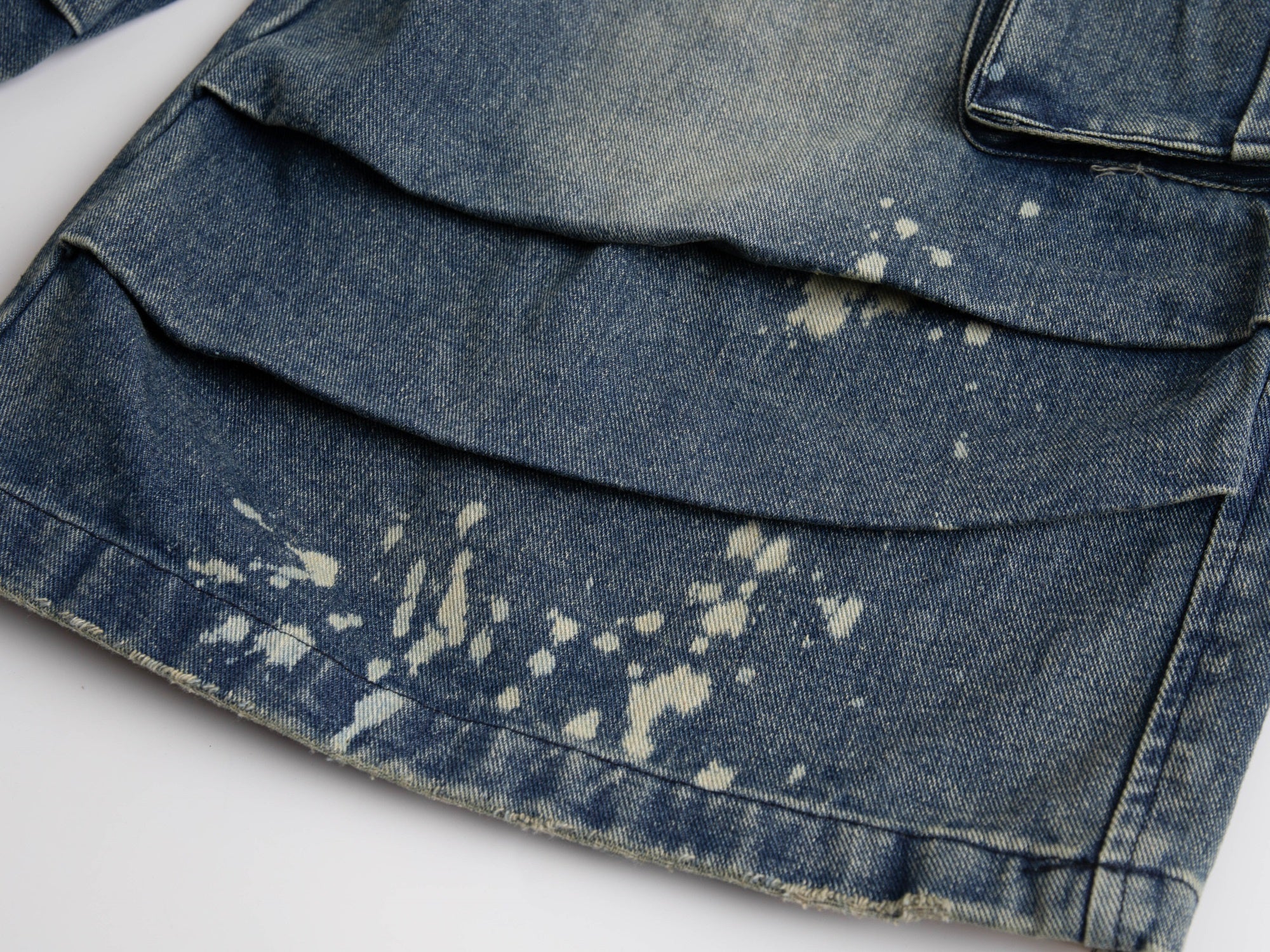 Omirad Vintage Cargo Denim Shorts