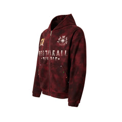 Omirad Burnout Effect Zip Hoodie