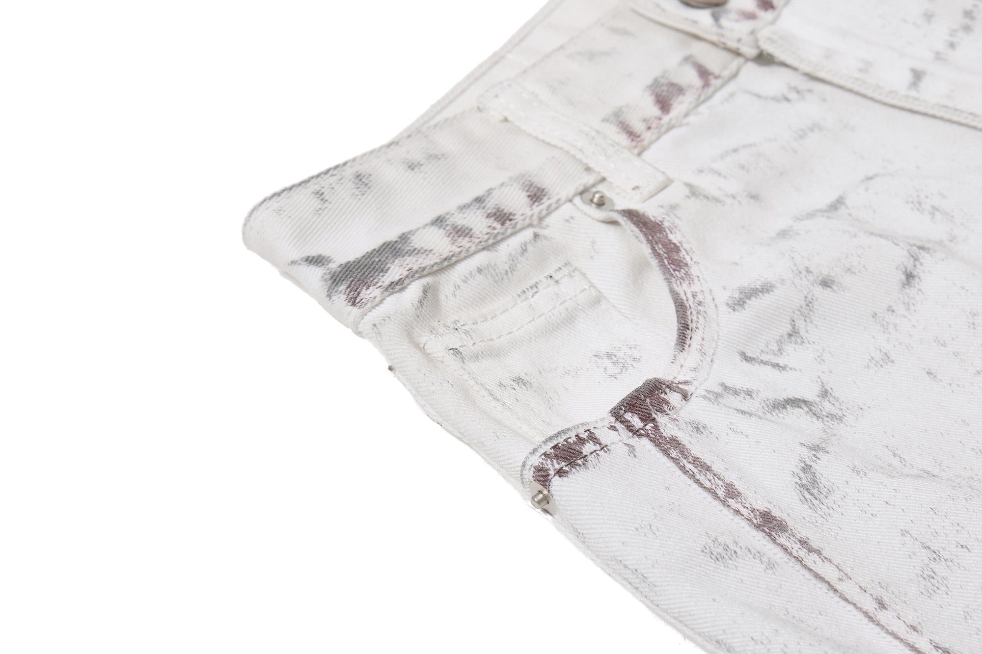 Omirad Washed Panel Denim Pants