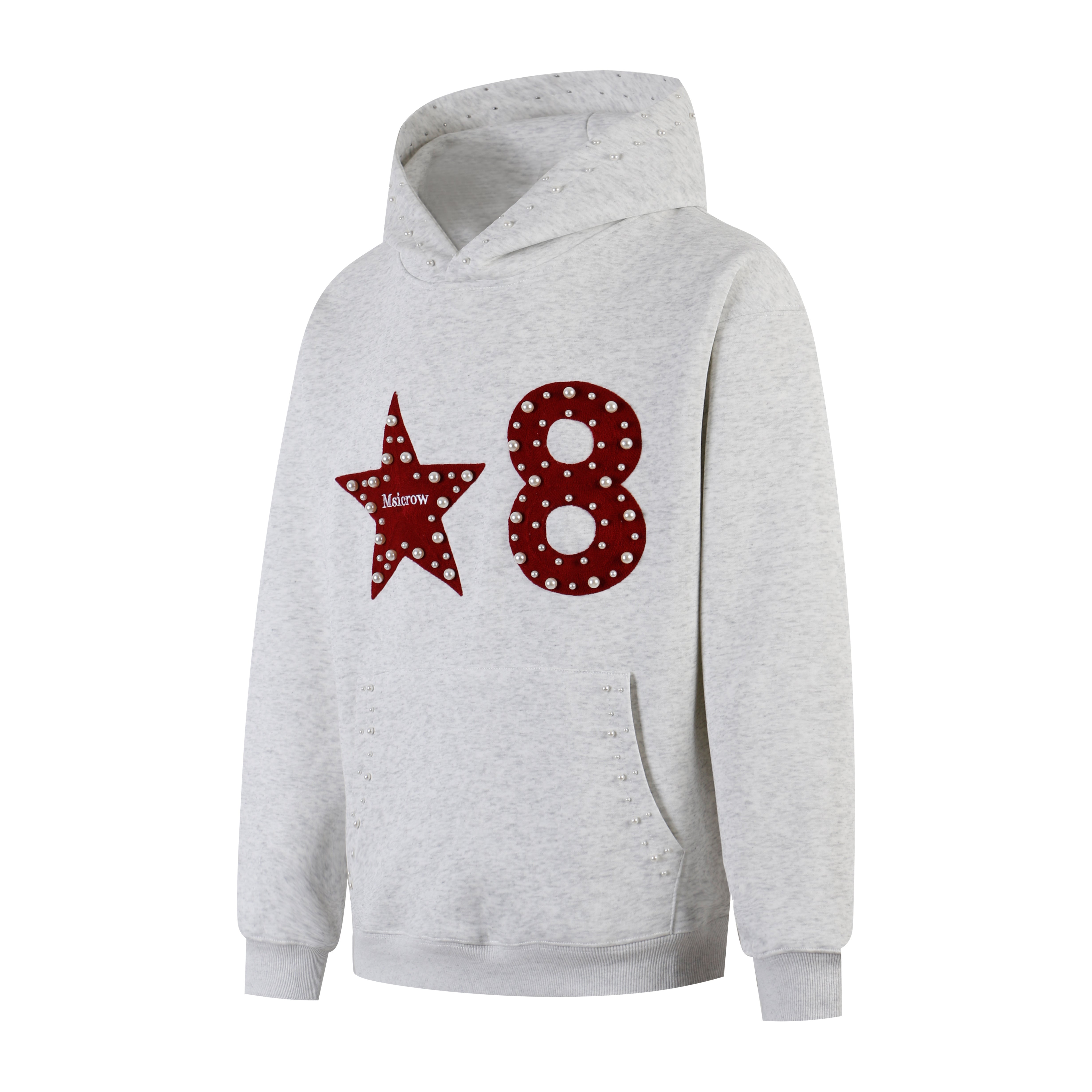 Omirad Star & Number Appliqué Hoodie